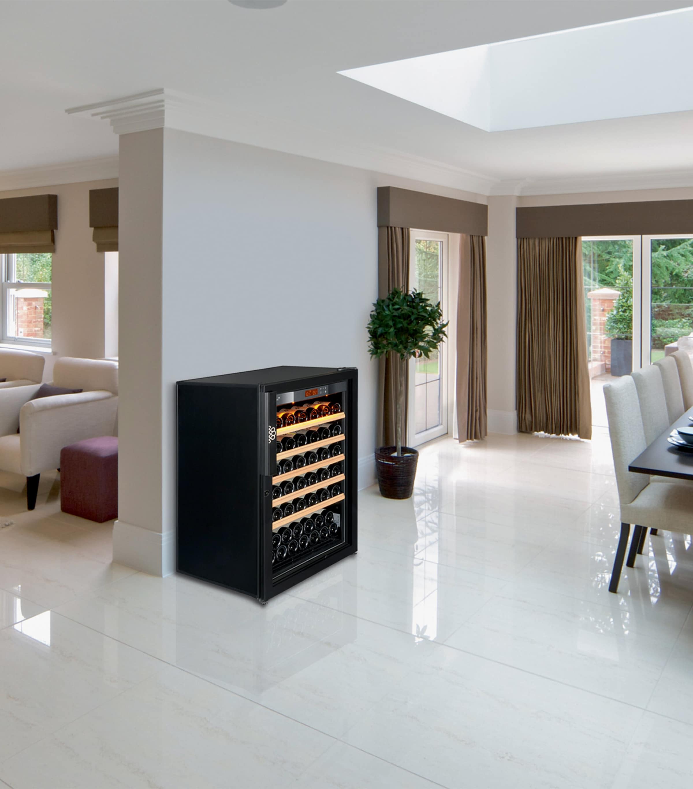 Small Single-Temperature Free-Standing Pure Wine Cabinet NO COLOUR Image 3