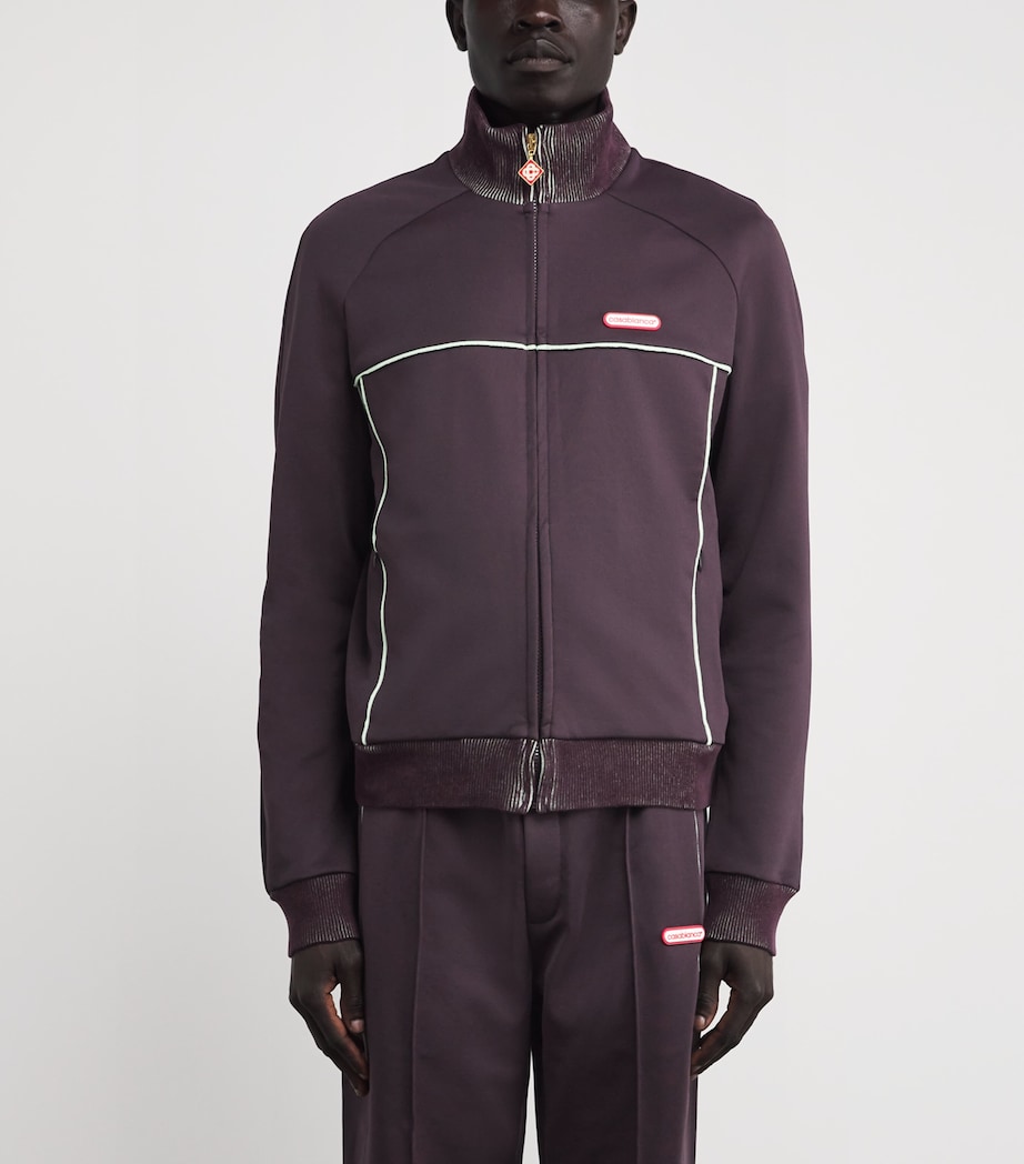 Logo Track Jacket AUBERGINE Image 3