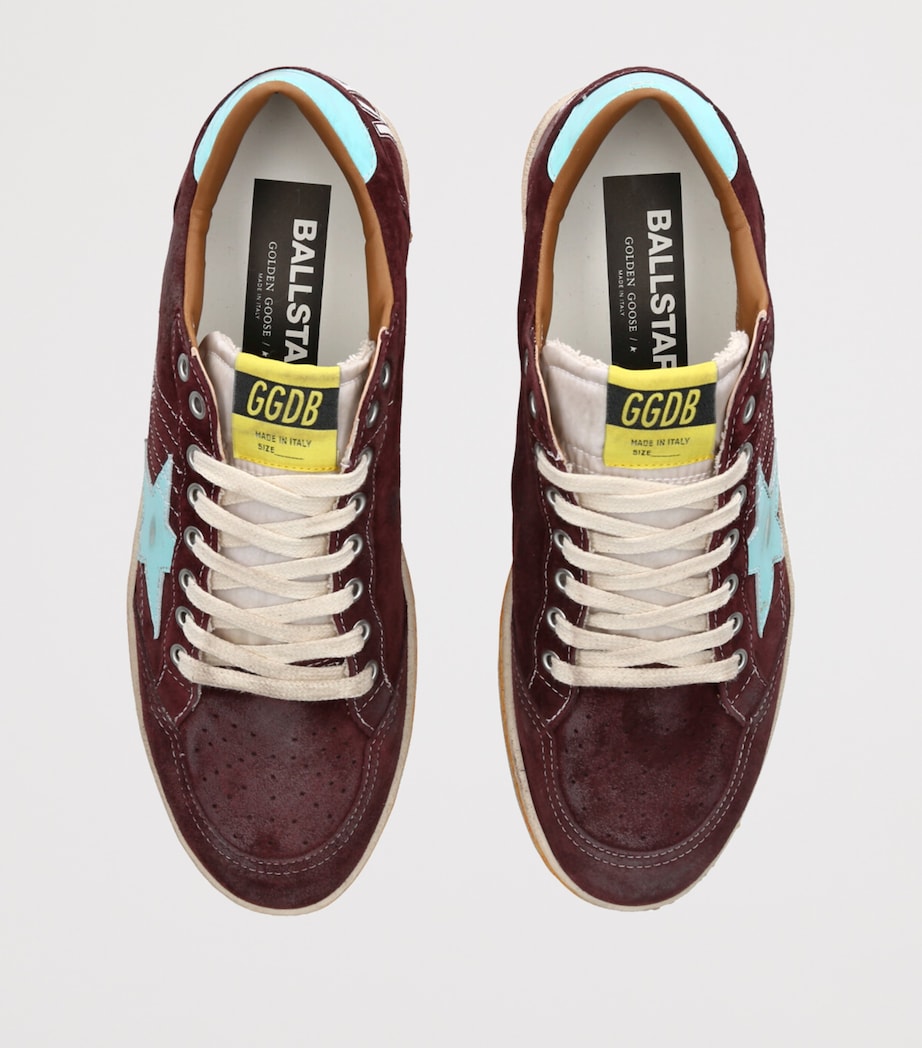 Suede Ball Star Sneakers RED COMB Image 4