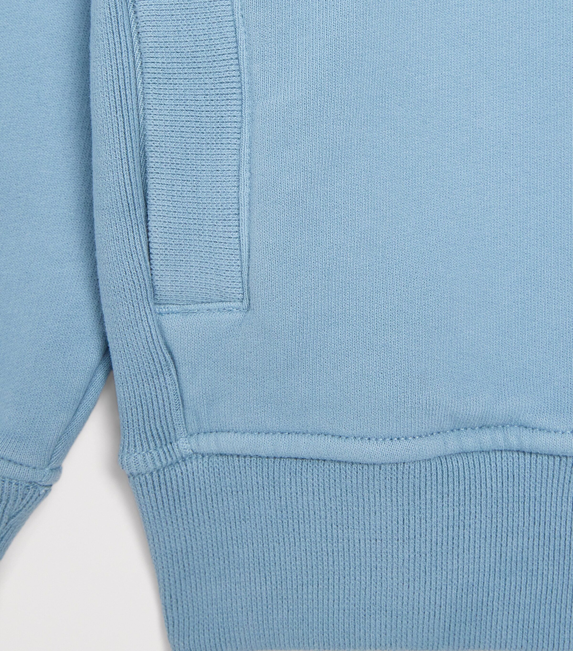 Cotton Logo Hoodie (4-14 Years) V004ASKY BLUE Image 3