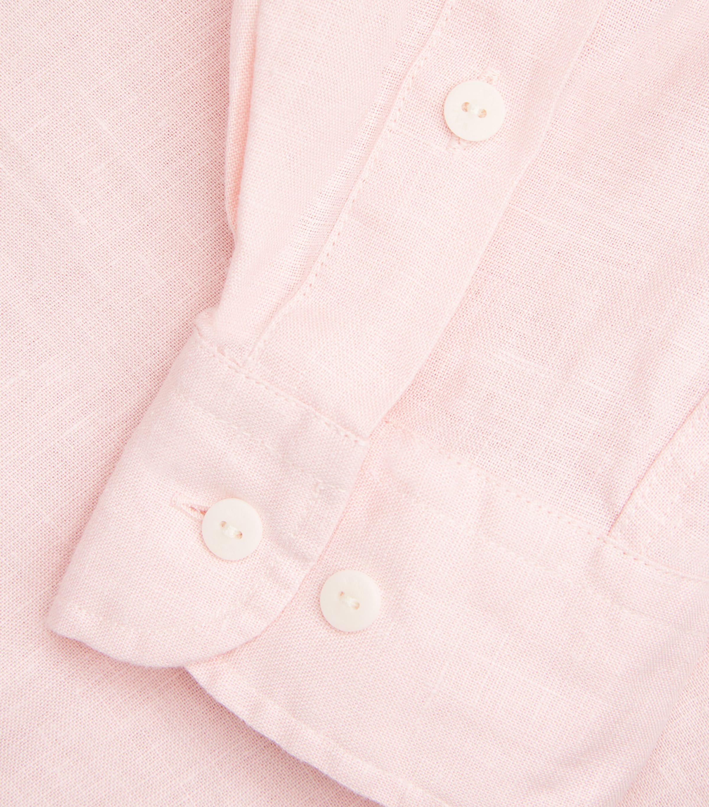 With Nothing Underneath Womens Hemp The Weekend Shirt Blush Image 5