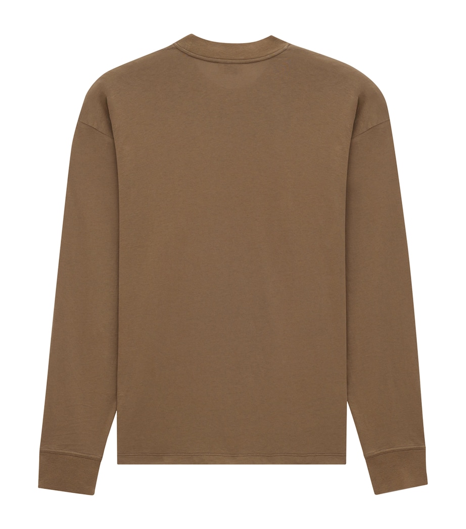 Cotton Crew-Neck Sweatshirt 1351 Image 2