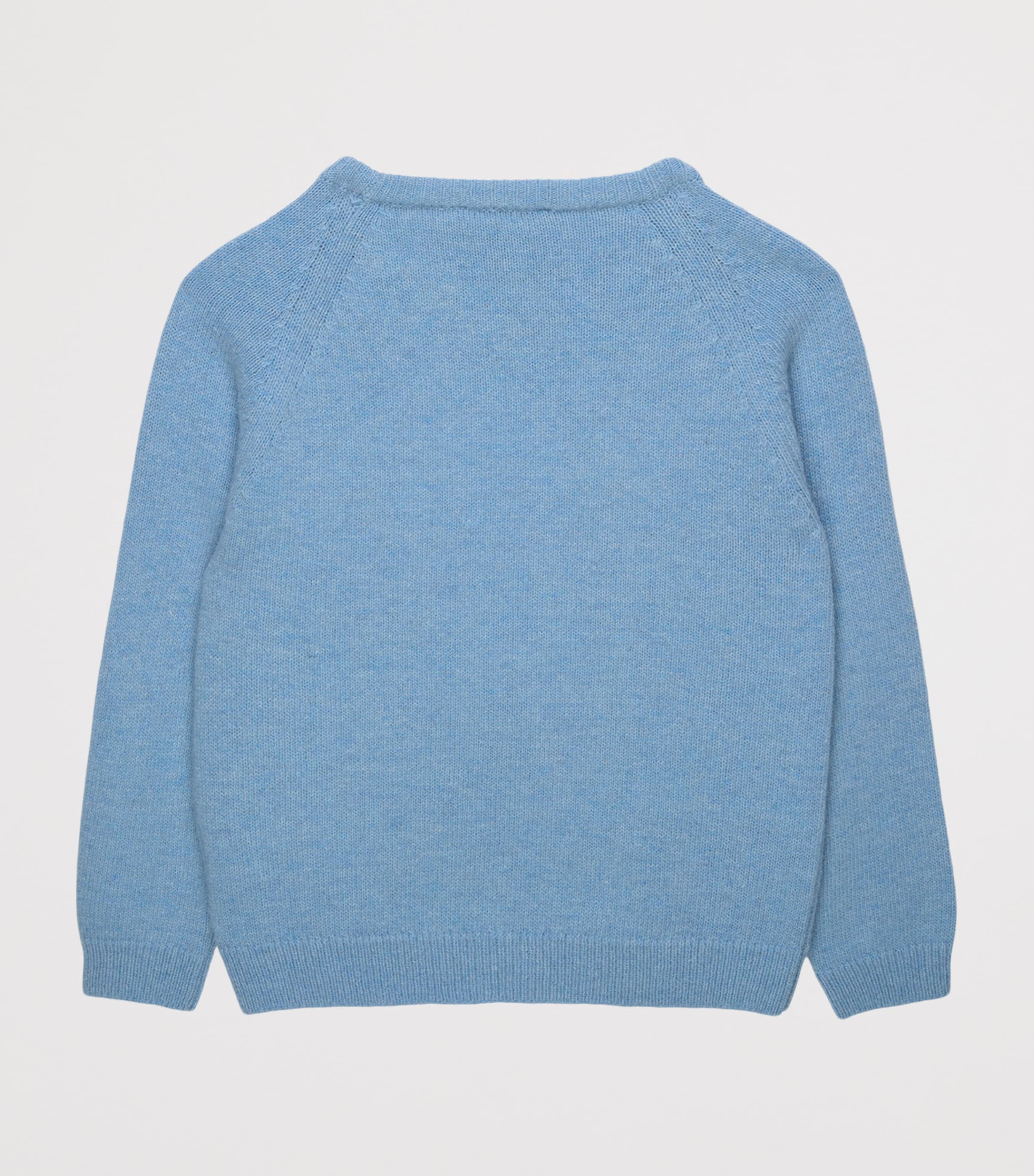 Trotters Wool-Blend Dragon Sweater (2-5 Years) Blue Image 2