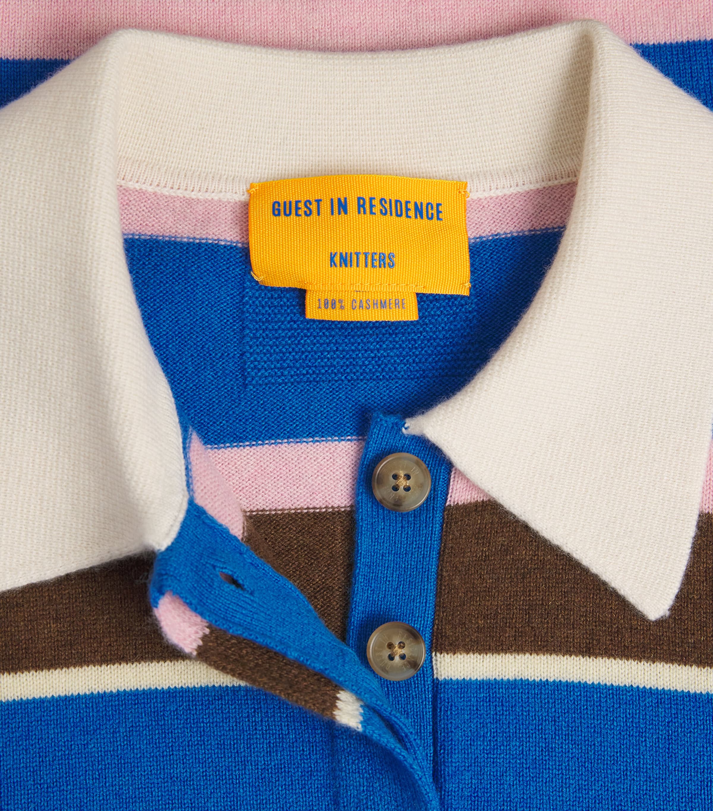 Cashmere Stripe Rugby Shirt TWILIGHT COMBO Image 5