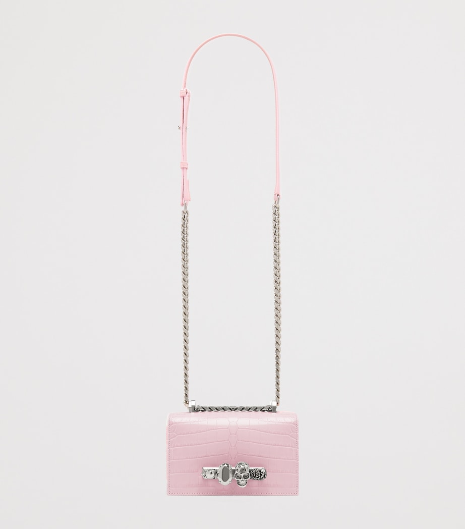 Mini Leather Jewelled Satchel 5815 Image 3