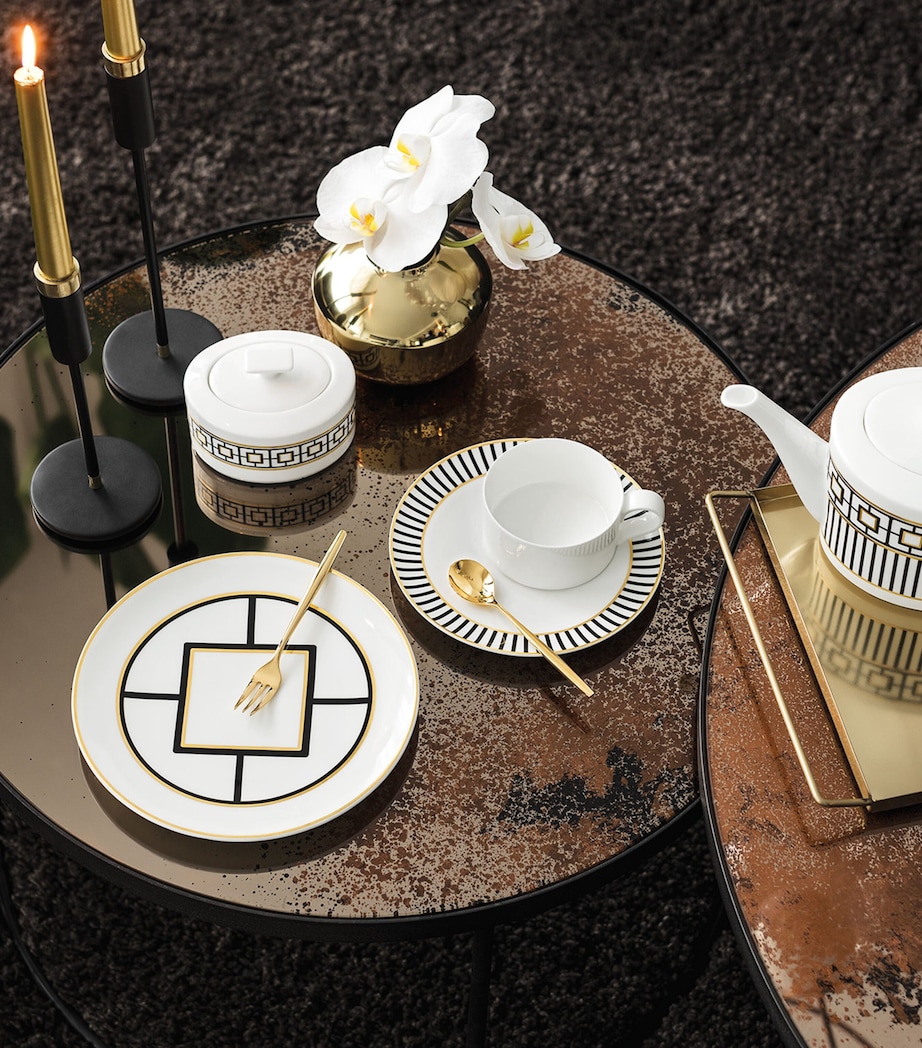 Porcelain MetroChic Sugar Pot (12cm) WHITE Image 3