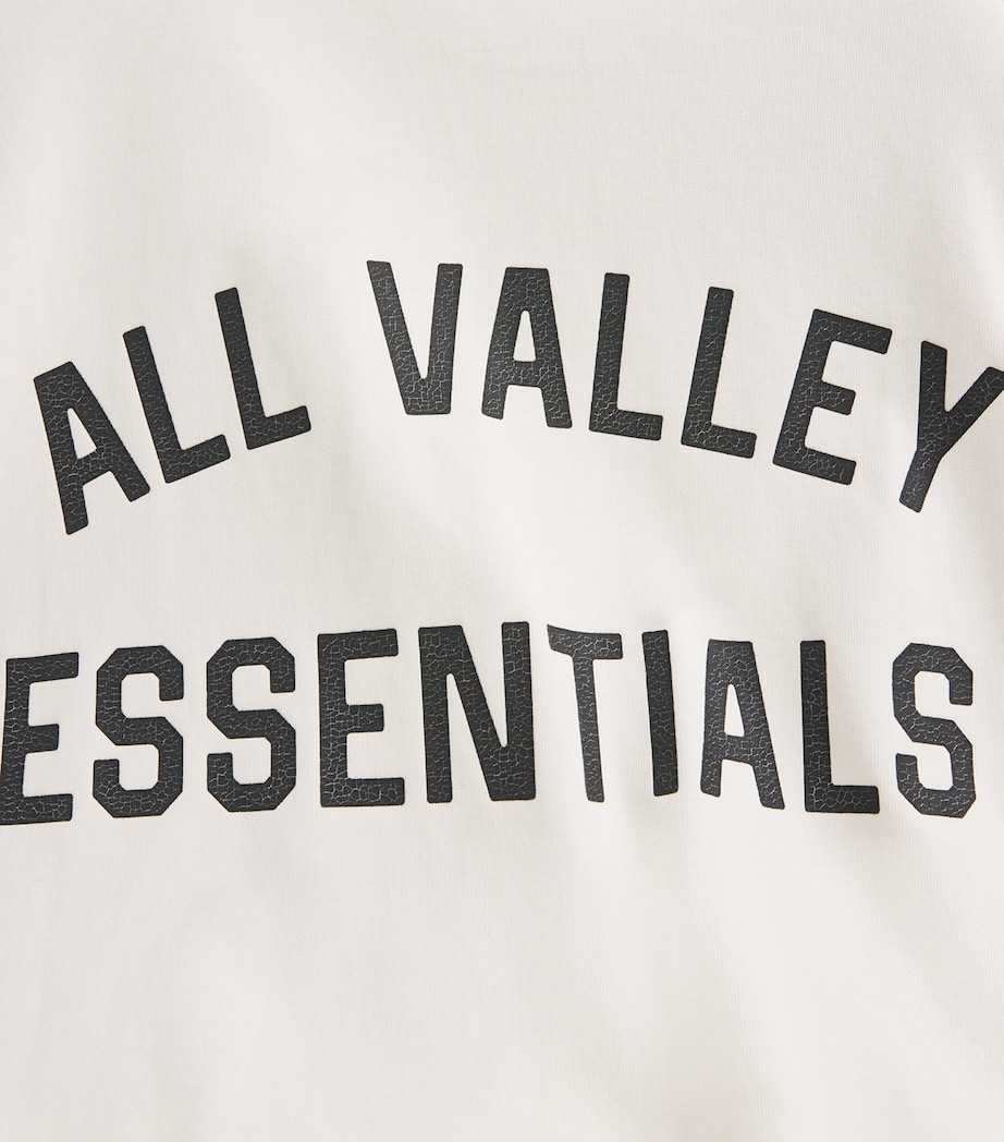 FEAR OF GOD ESSENTIALS Mens Cotton Boxy Merch T-Shirt Ivory Image 6