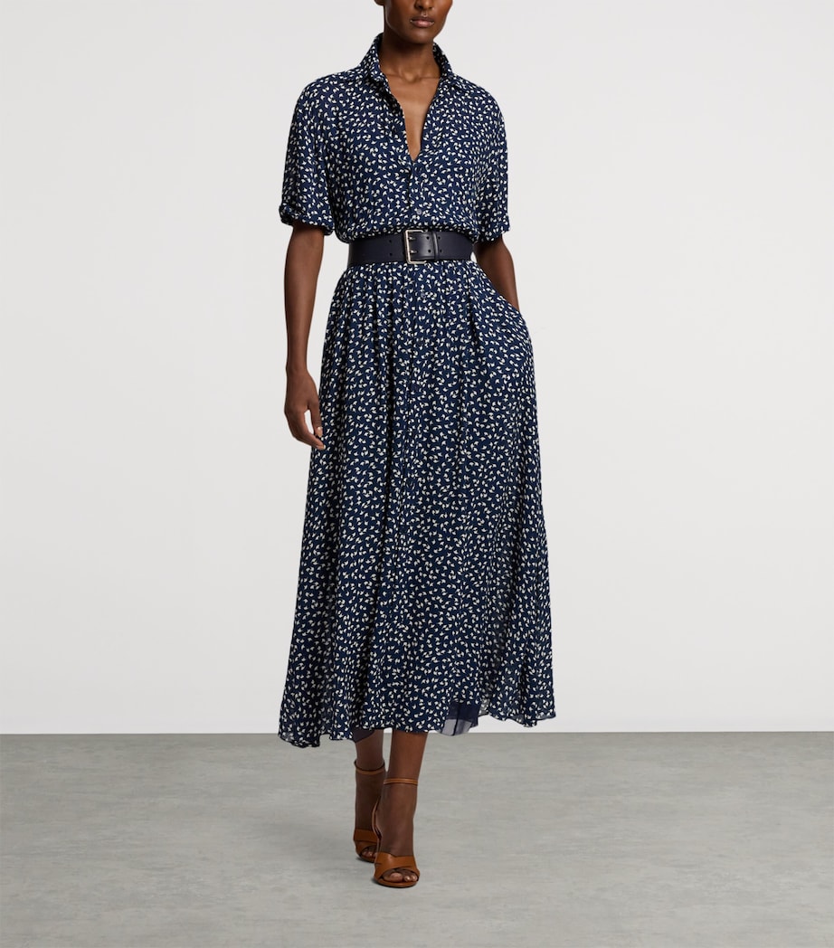 Sura Midi Shirt Dress NAVY-410 Image 8