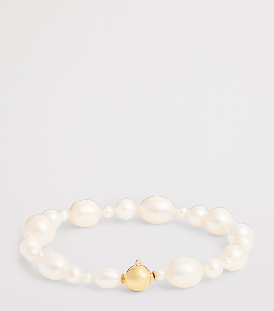 Yellow Gold and Pearl Peggy Bracelet YELLOW GOLD Image 3