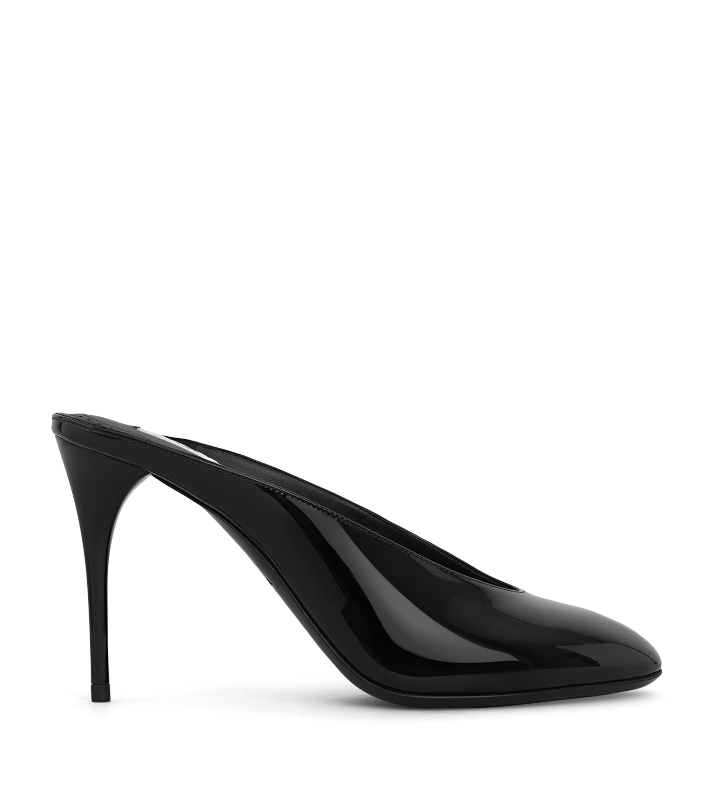 Patent Leather Decollete Mules 90 NOIR Image 1