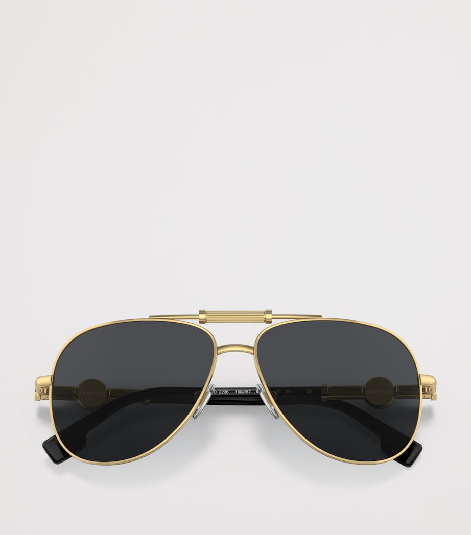 Versace Metal VE2236 Pilot Sunglasses Image 5