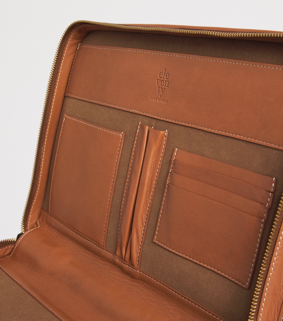 Leather Briefcase CAMMELLO Image 4