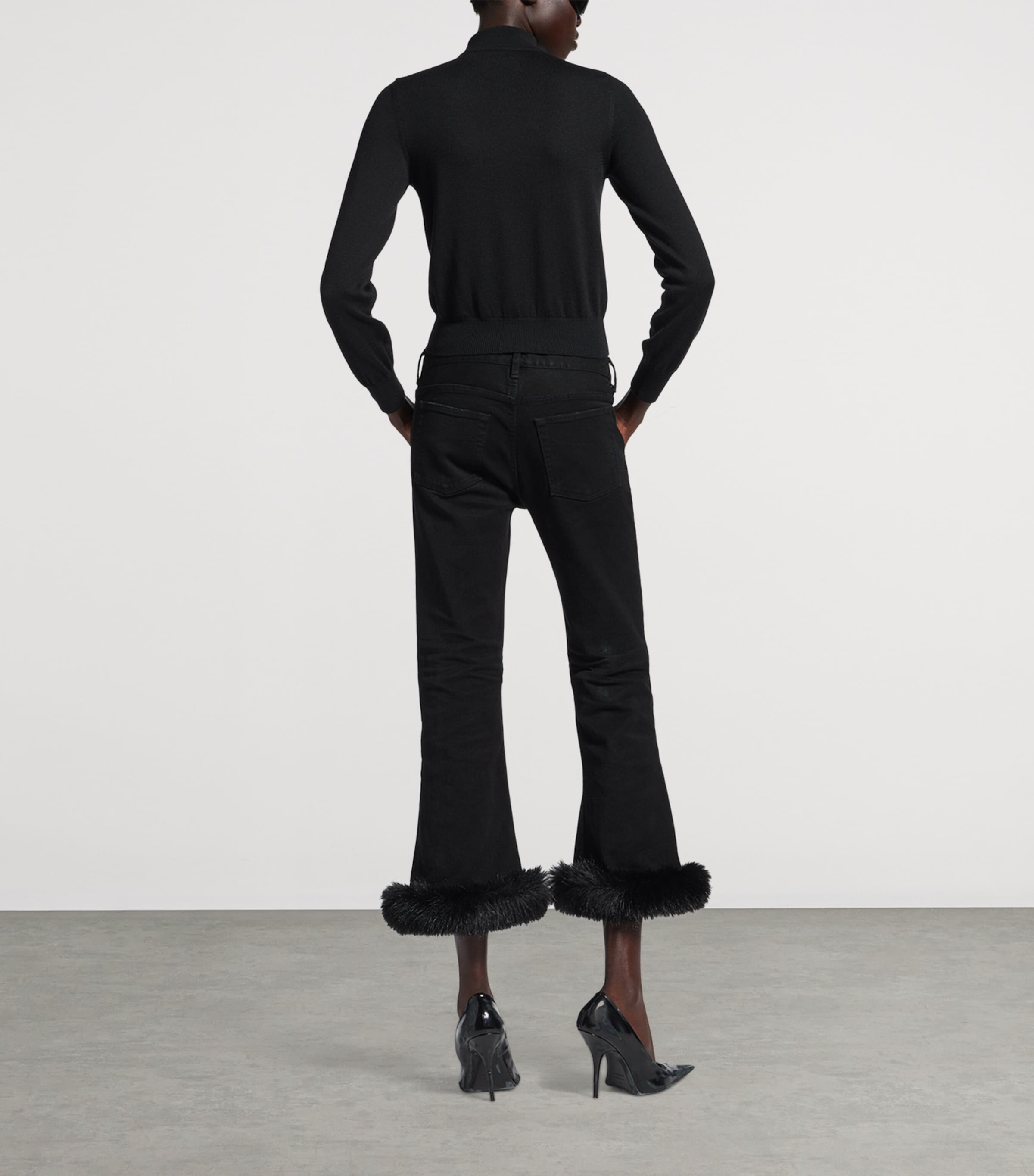 Wool Zip-Up Cardigan 1000 Image 3