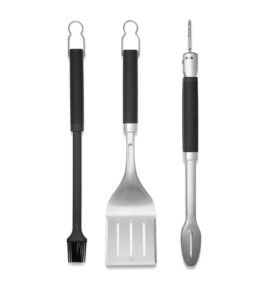 Set of 3 Precision Grill Tools BLACK/SILVER Image 1