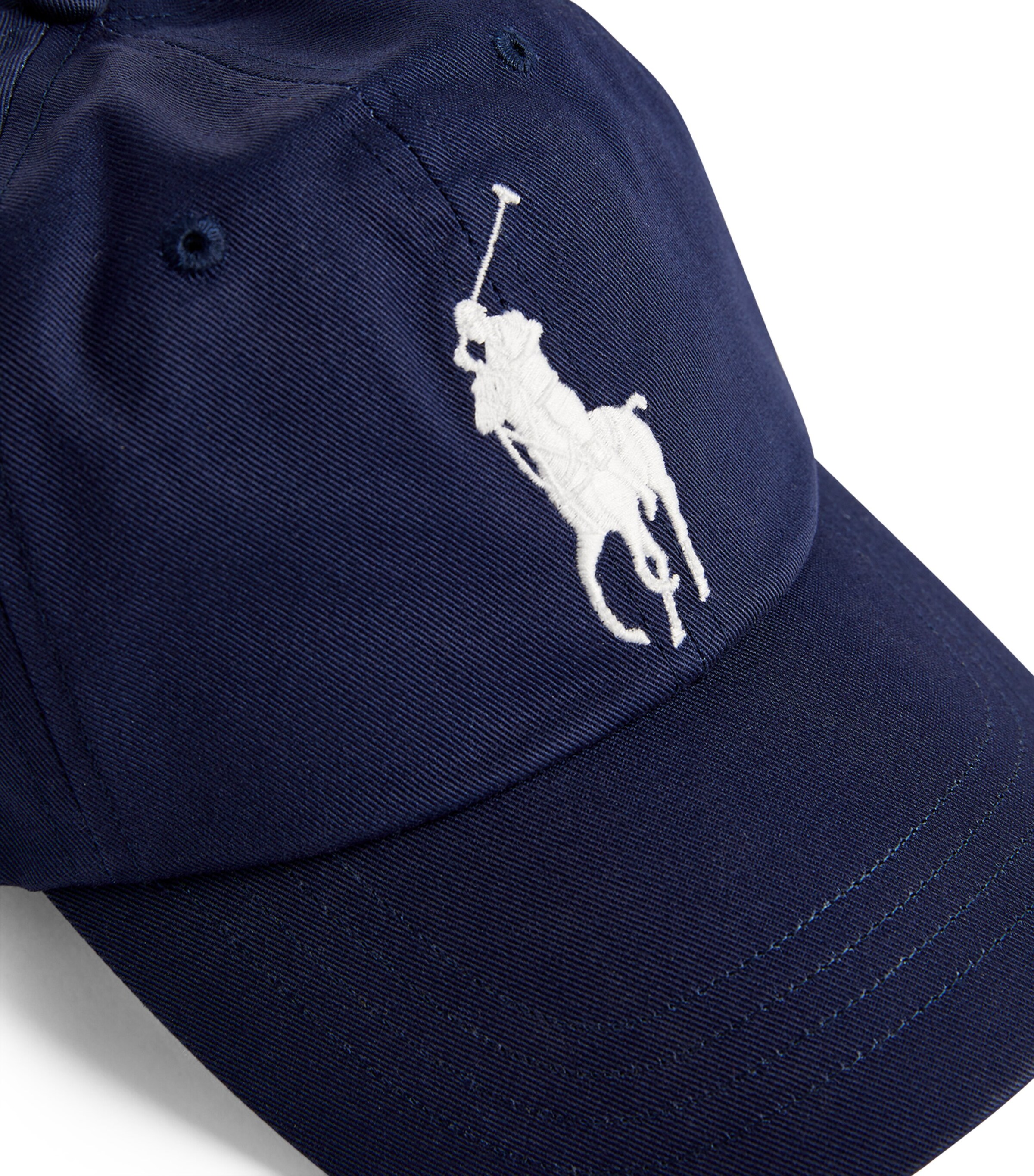 Cotton Polo Pony Baseball Cap NEWPORT NAVY Image 4