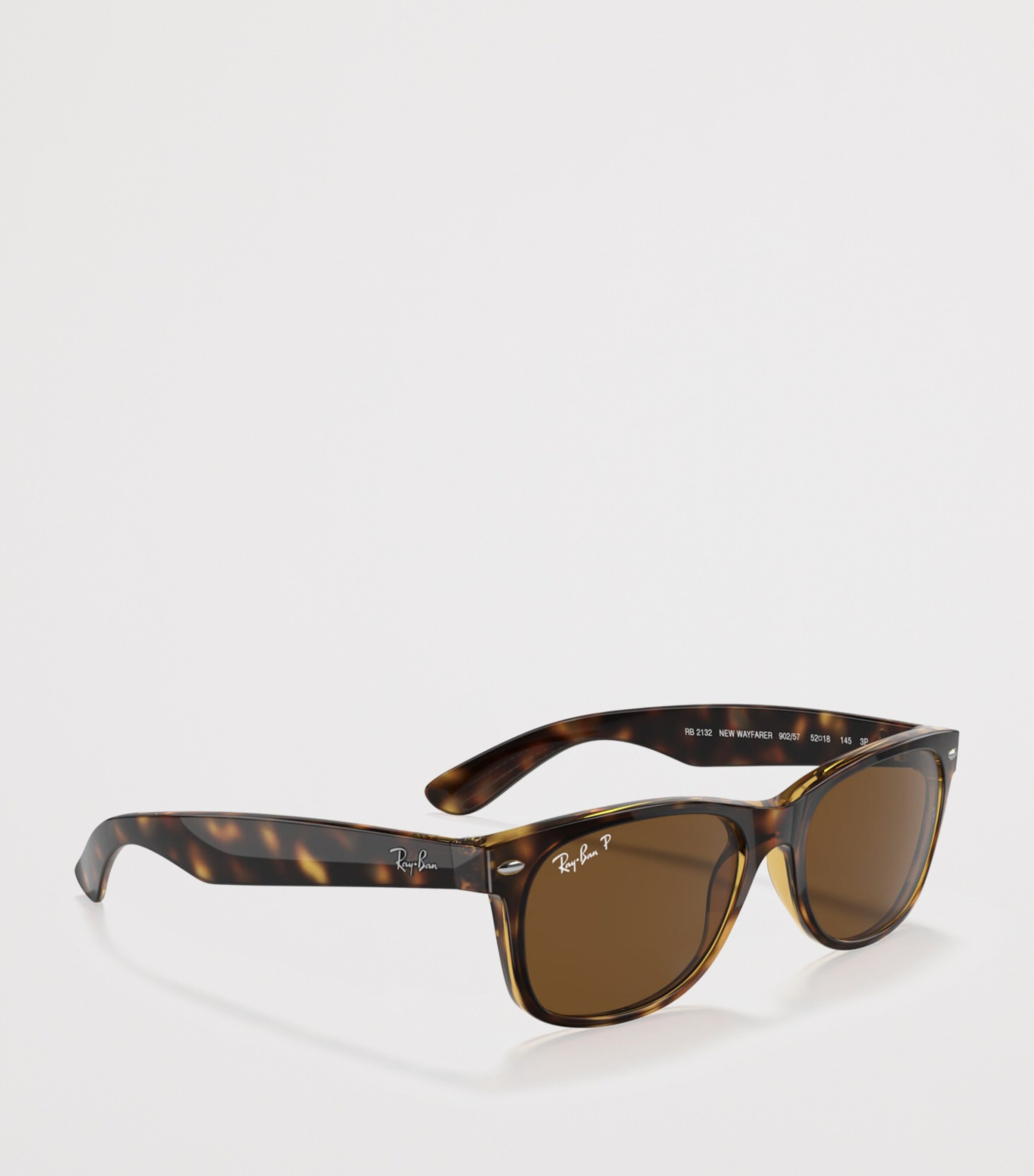 Ray-Ban Square Wayfarer Sunglasses Brown Image 8