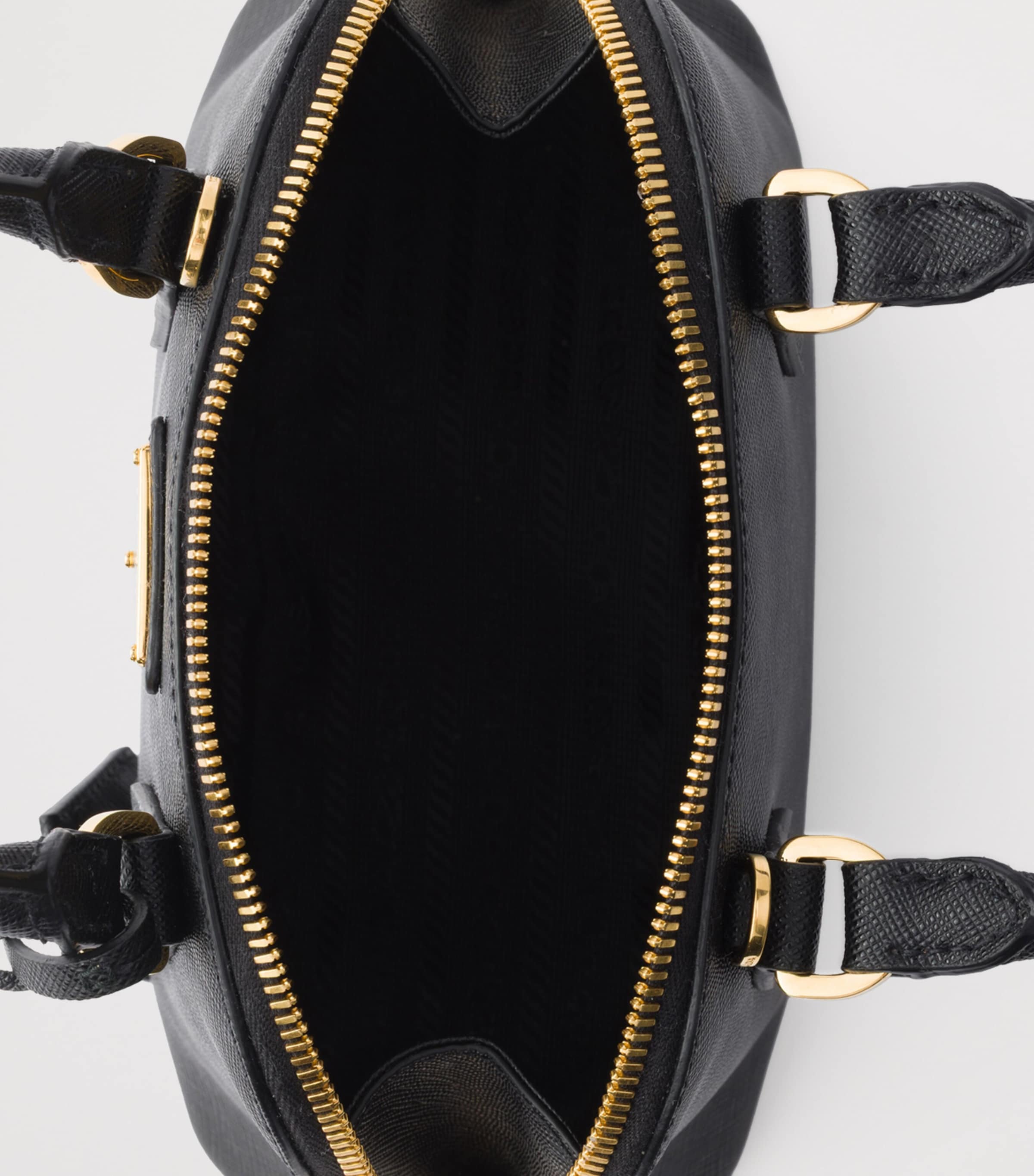 Mini Leather Promenade Top-Handle Bag F0002 Image 4