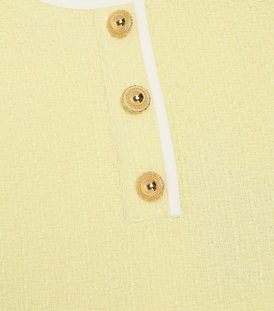 Bouclé Mini Dress (3-12 Years) YELLOW Image 3