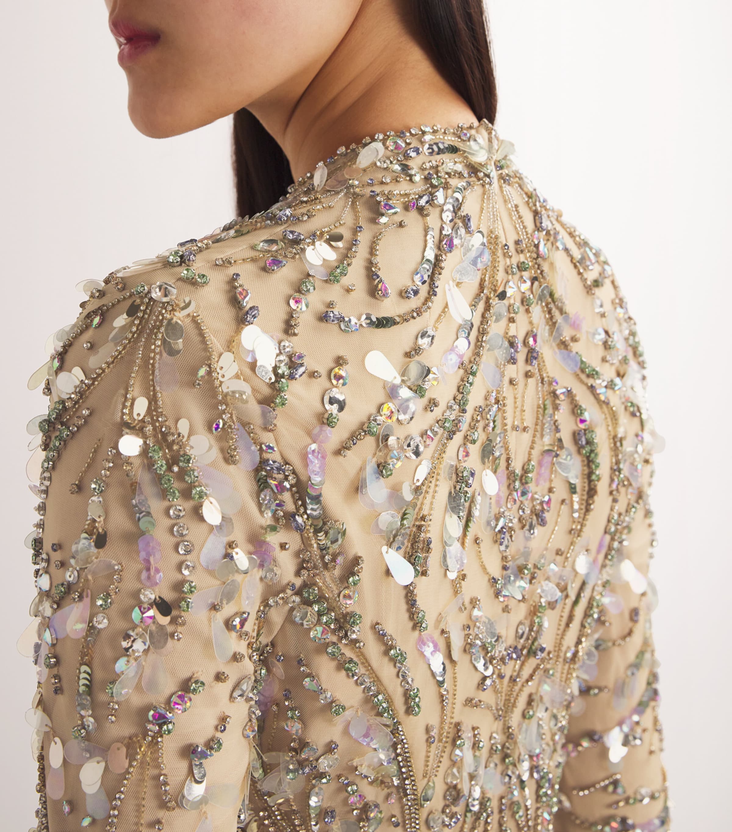 Embellished Kaia Gown ALMOND 2084 Image 6