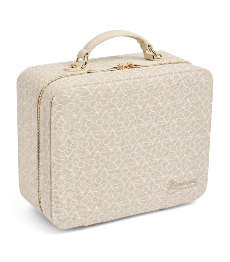 Mini Cotton Dalvia Suitcase BEIGE Image 2