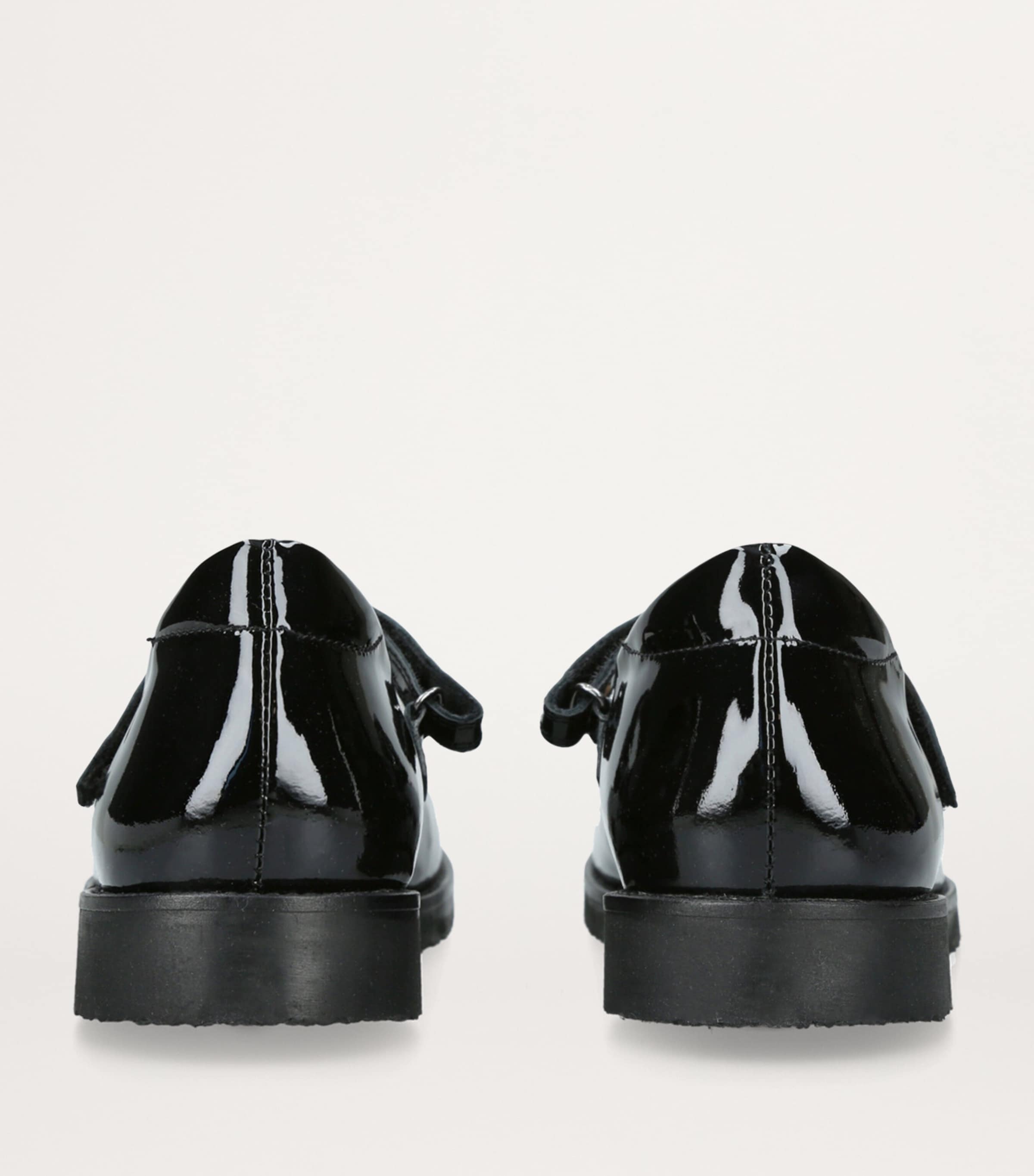 papouelli Leather Emilia Mary Janes Black Image 2