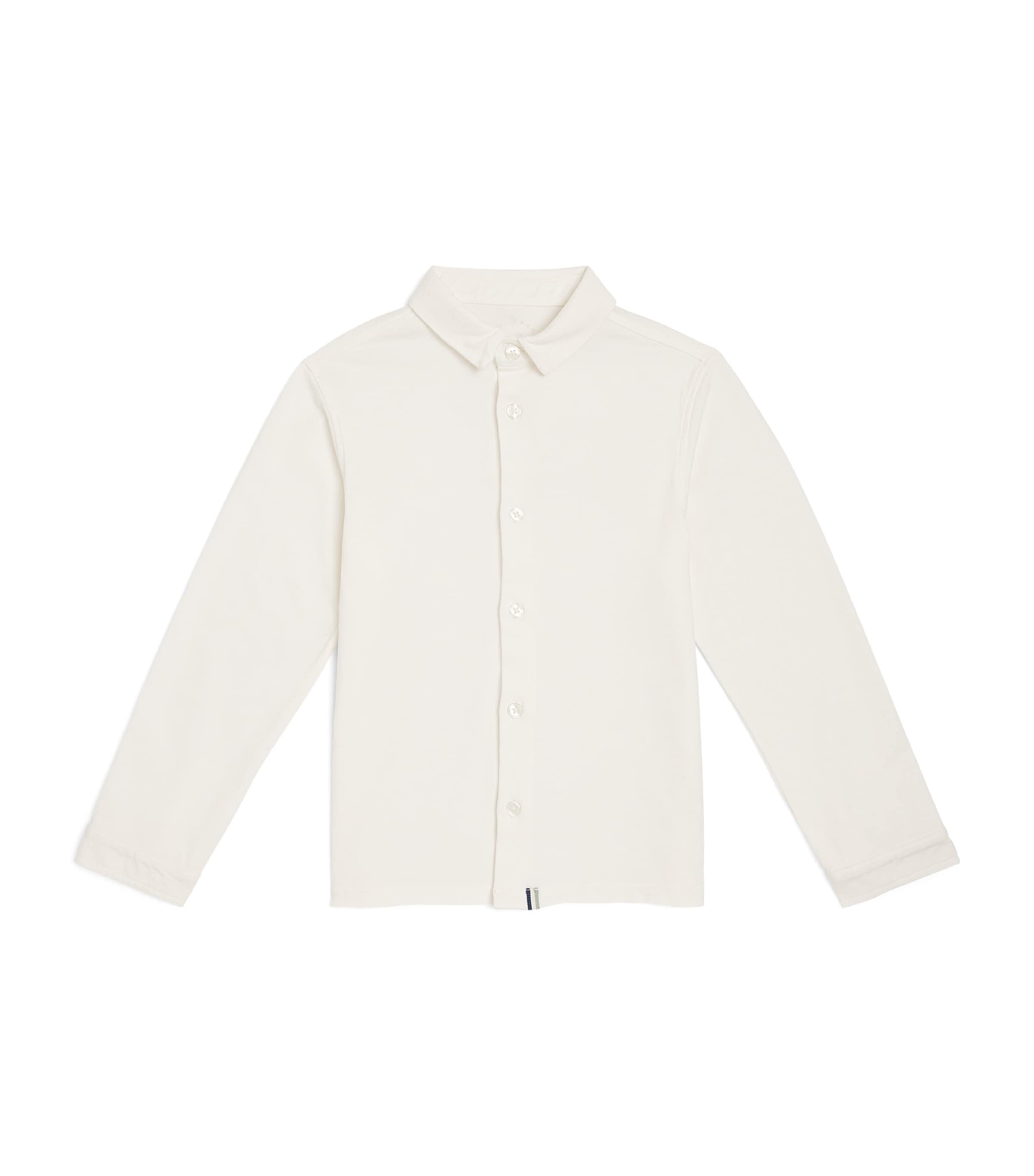 Shop J & Josh Stretch-cotton Shirt In White