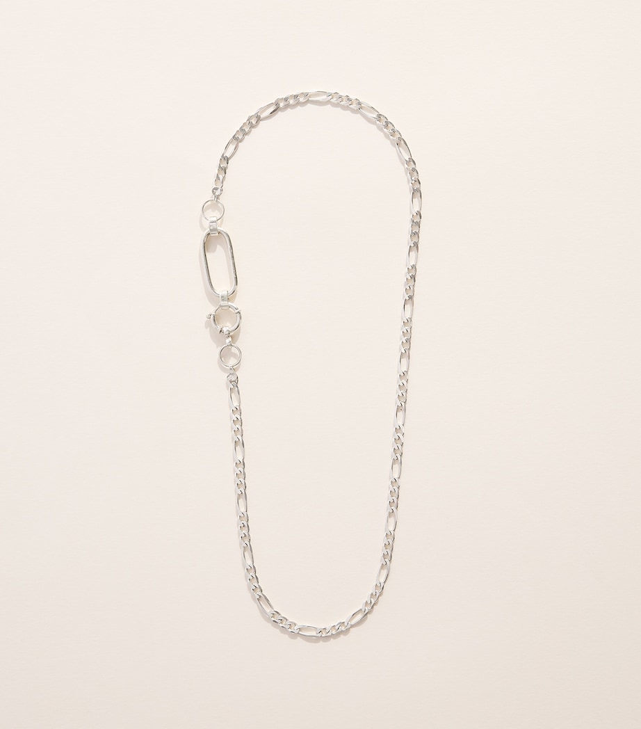 FYR Sterling Silver Anchor Lock Necklace Silver Image 3