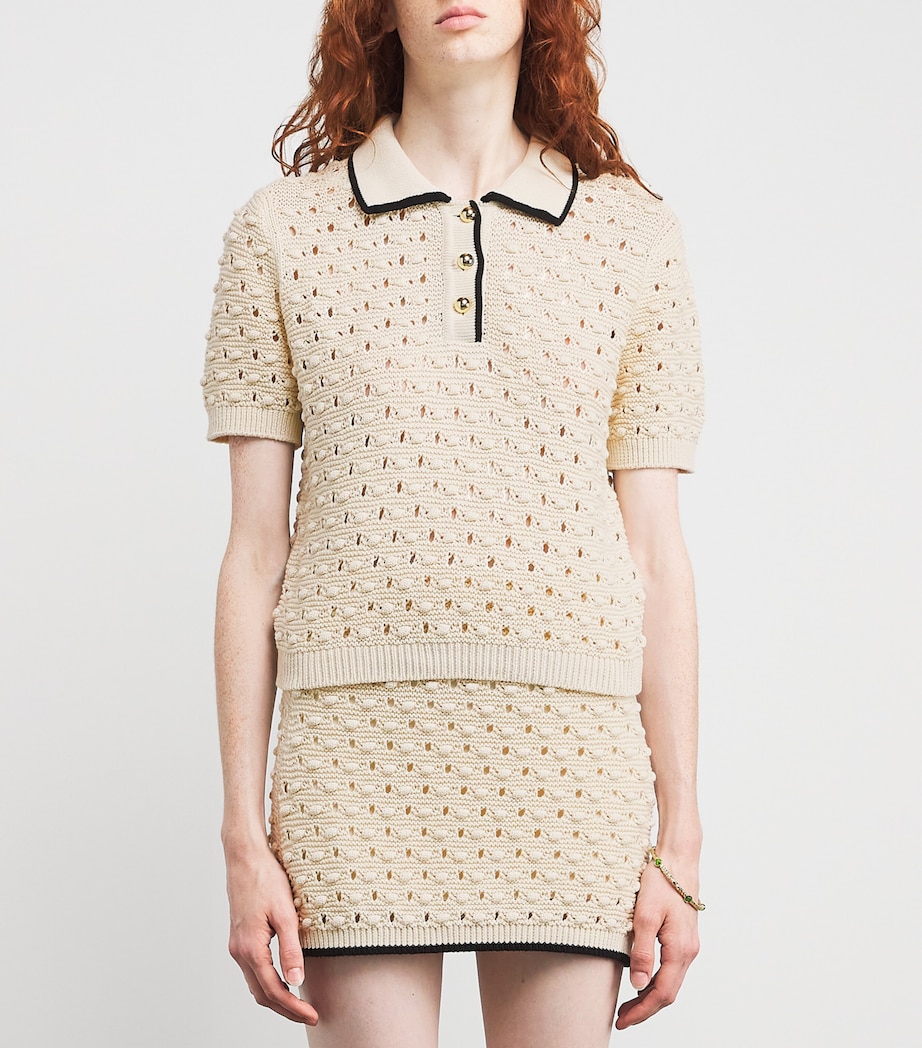 The Bauble Polo Top CREAM Image 3