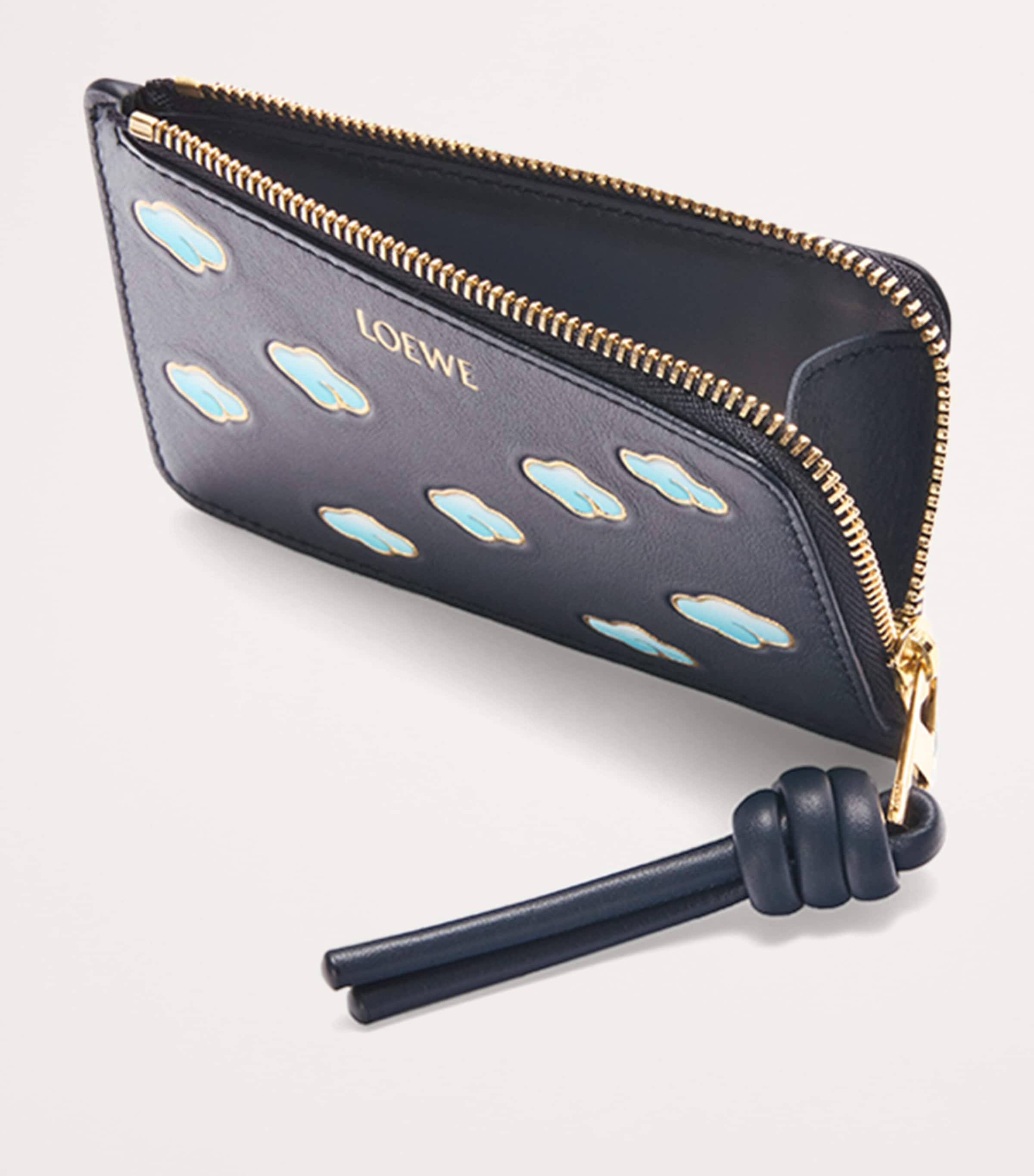 LOEWE x Suna Fujita Leather Cloud Coin Card Holder | Harrods US