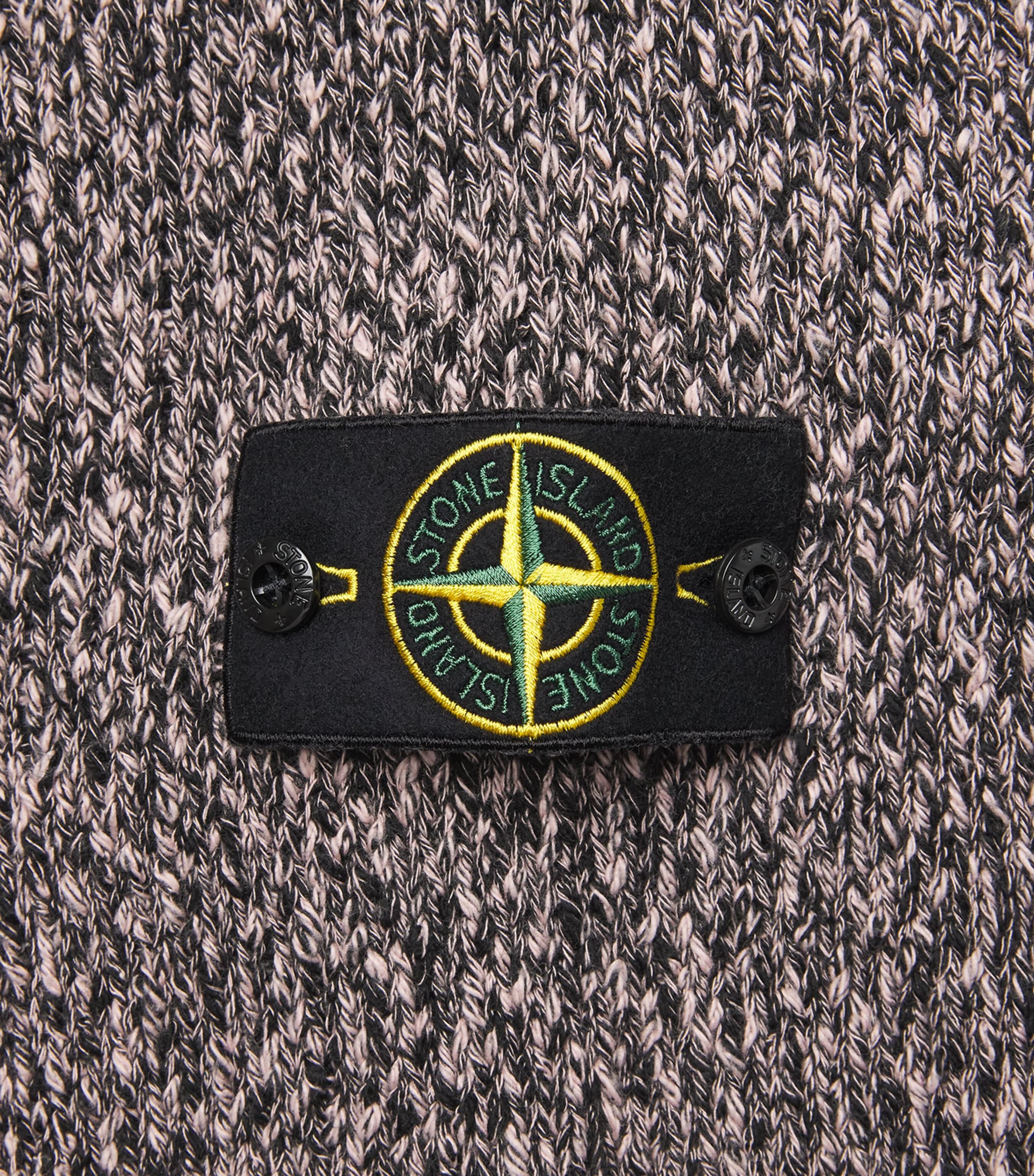 Stone Island Mens Cotton Speckled Sweater Image 6