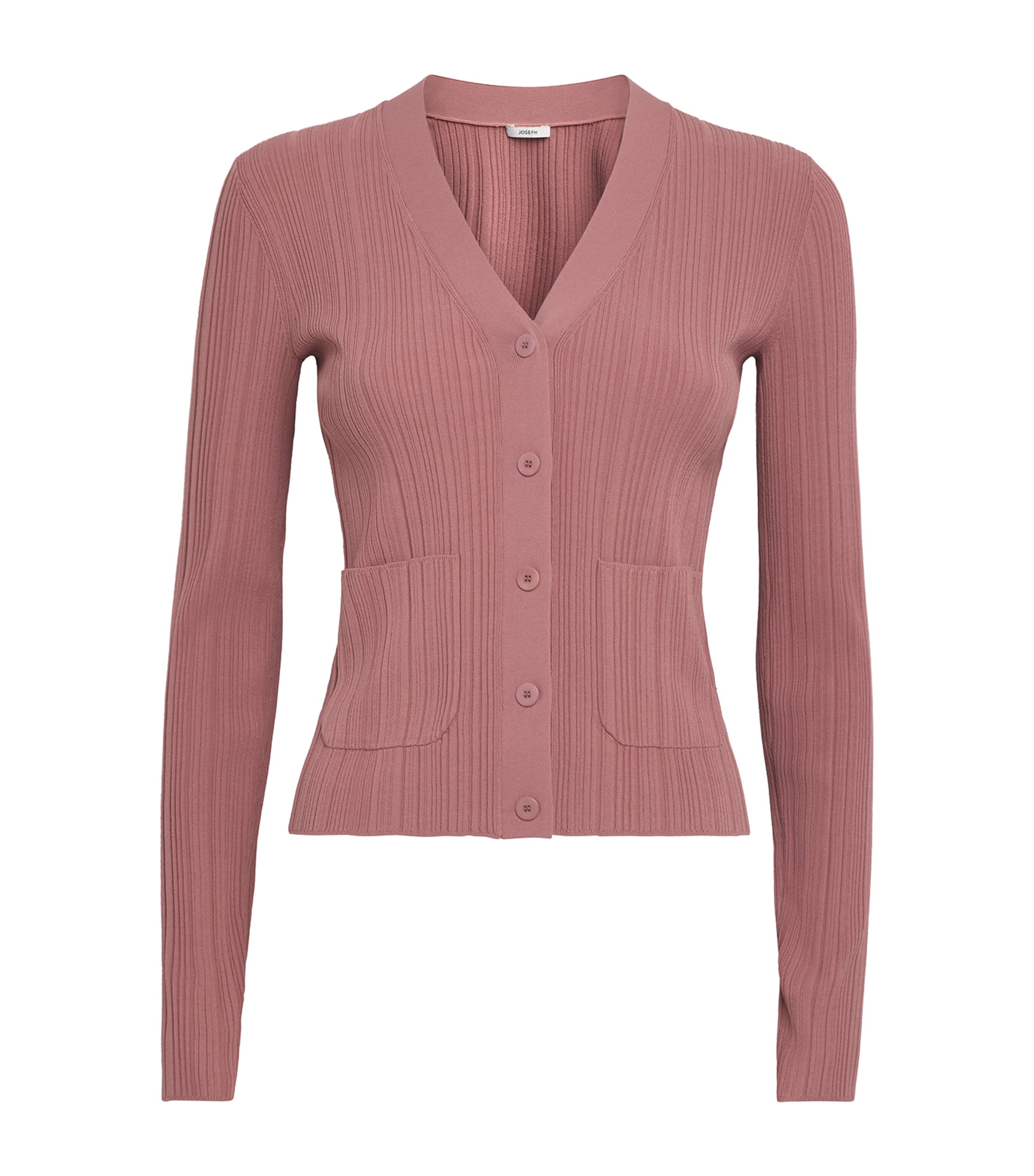 Joseph Womens Plissé Sinai Cardigan Musk Image 1