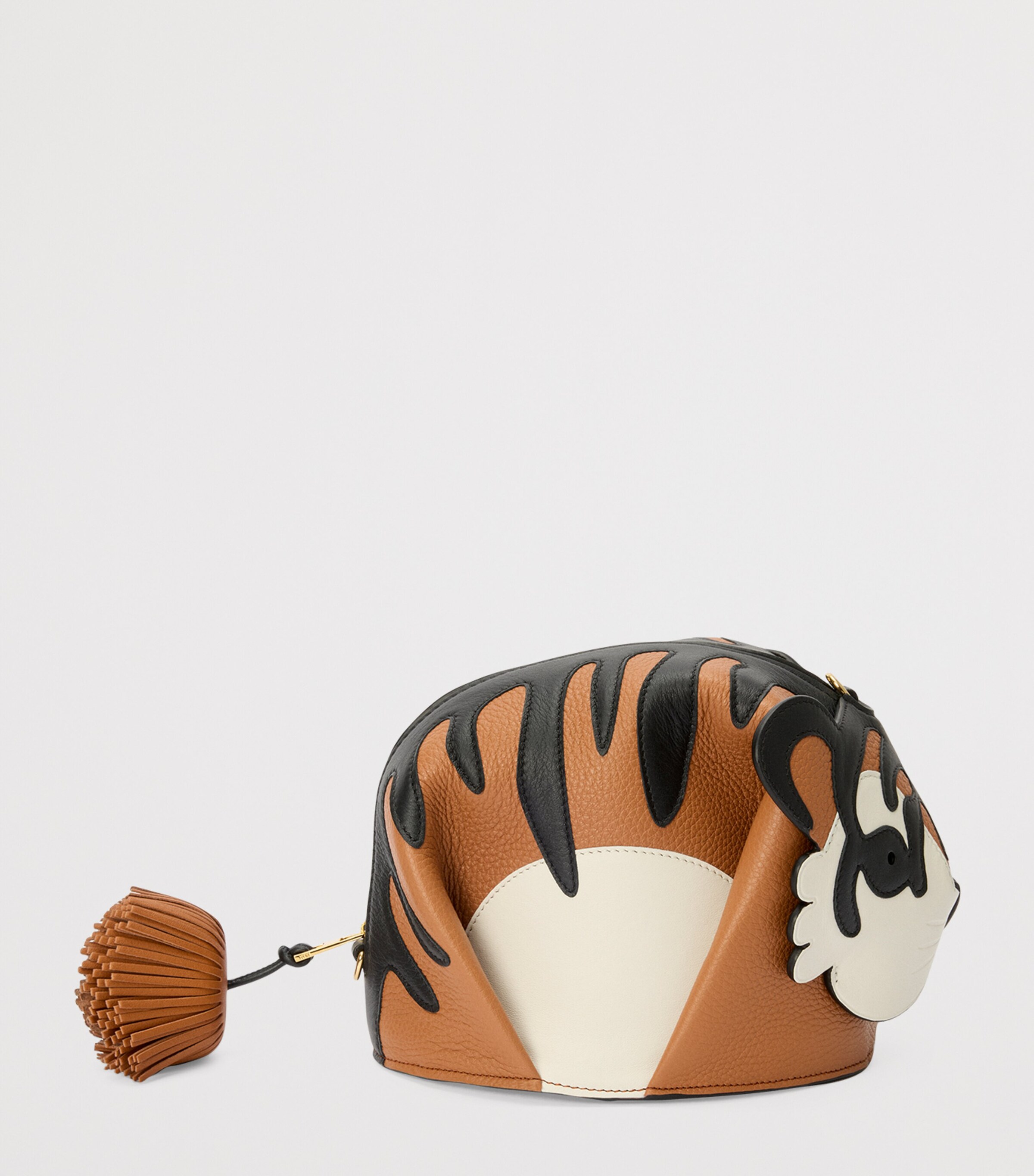 LOEWE Brown x Paula's Ibiza Calfskin Tiger Cross-Body Bag | Harrods HK