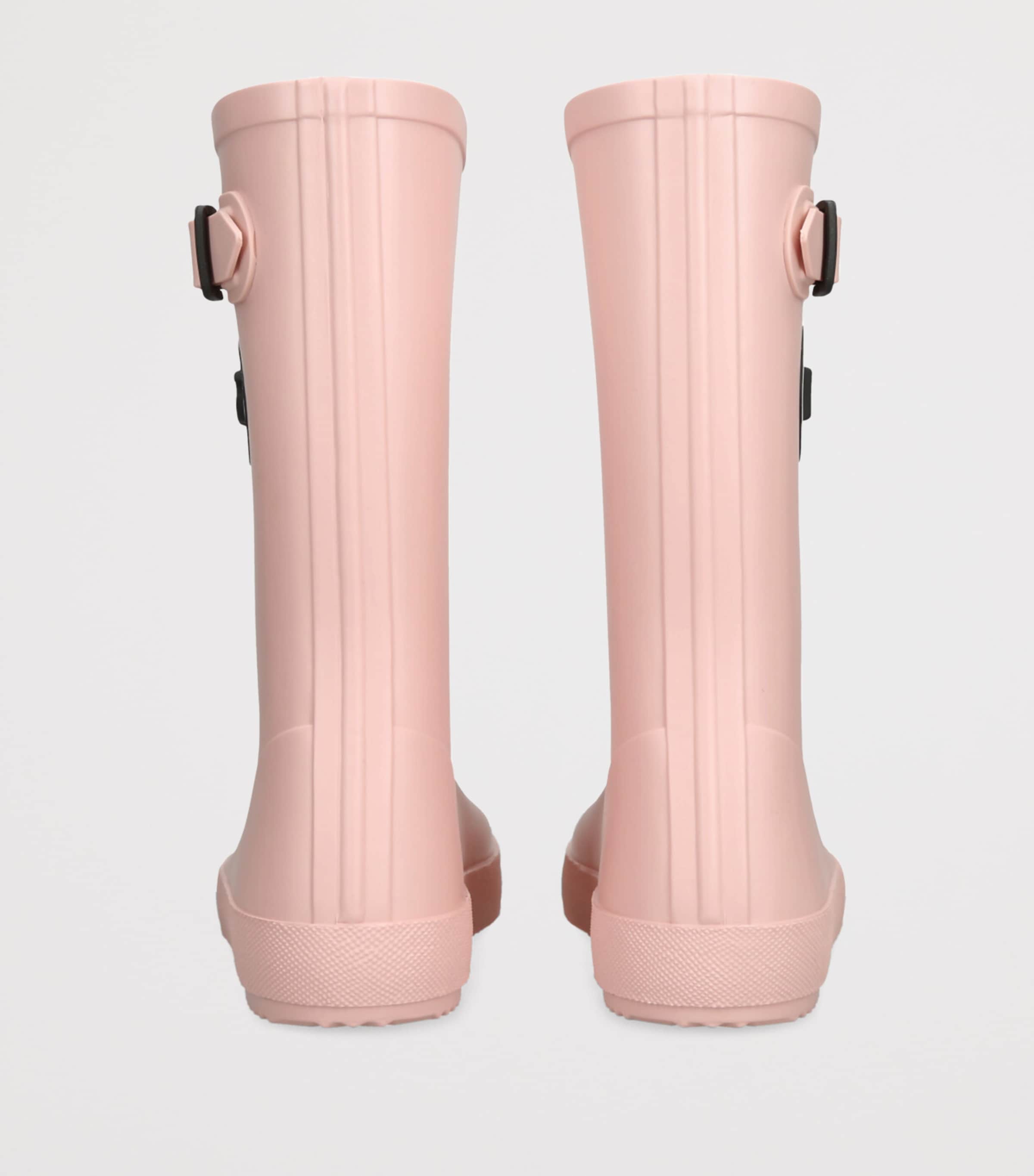 Rubber Logo Boots PINK Image 2