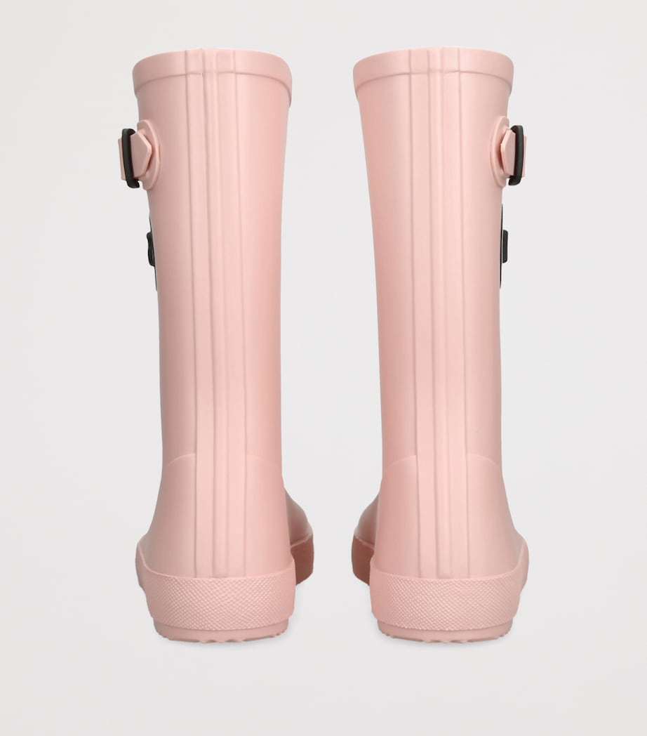Rubber Logo Boots PINK Image 2