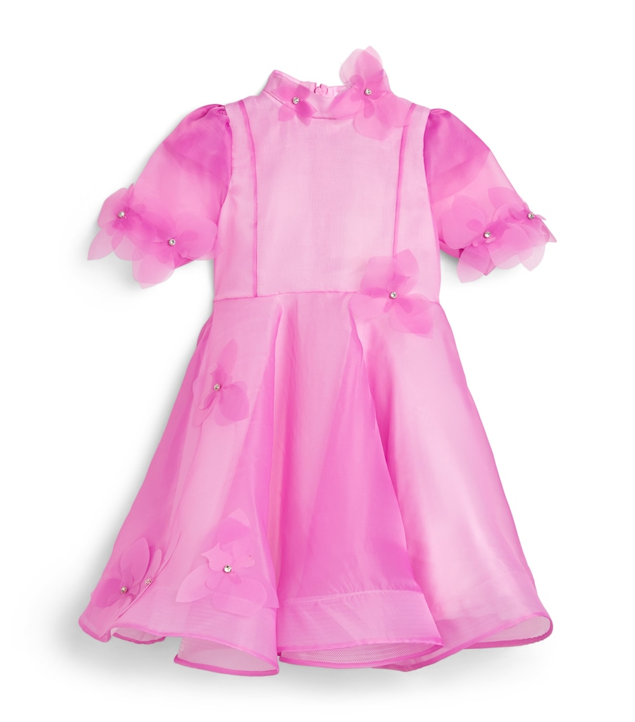 Organza Floral-Embellished Dress (3-12 Years) MULLBERRY Image 1