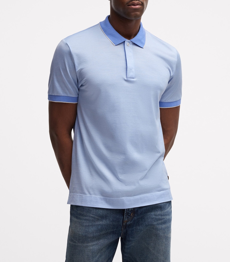 Cotton-Silk Polo Shirt 447 Image 2