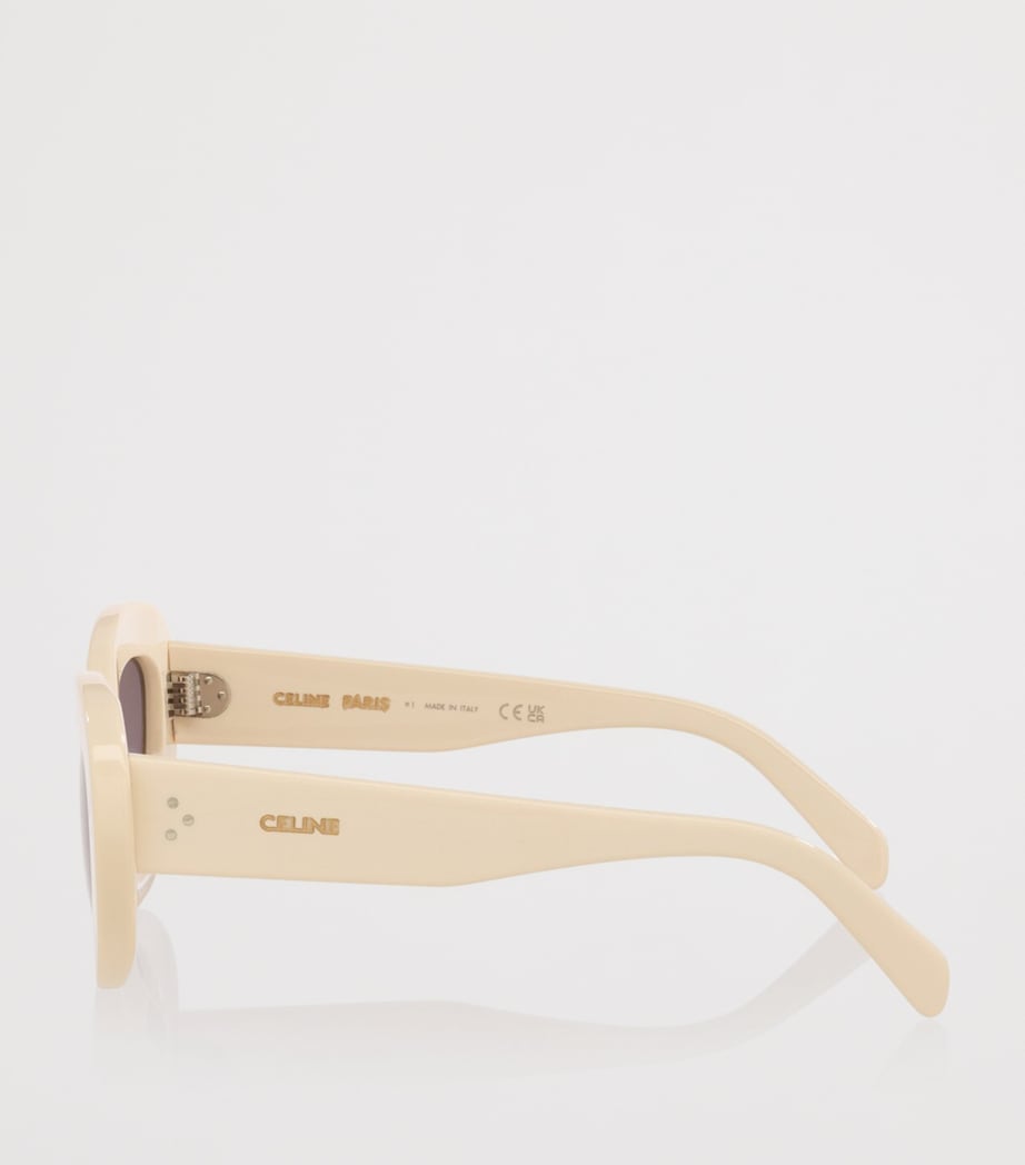 Celine Oversized Cat Eye 3 Dots Sunglasses Image 3