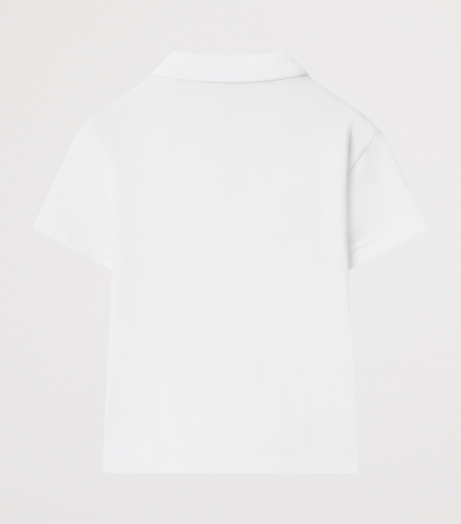 Cotton EKD Polo Shirt (6-24 Months) WHITE OLD Image 2