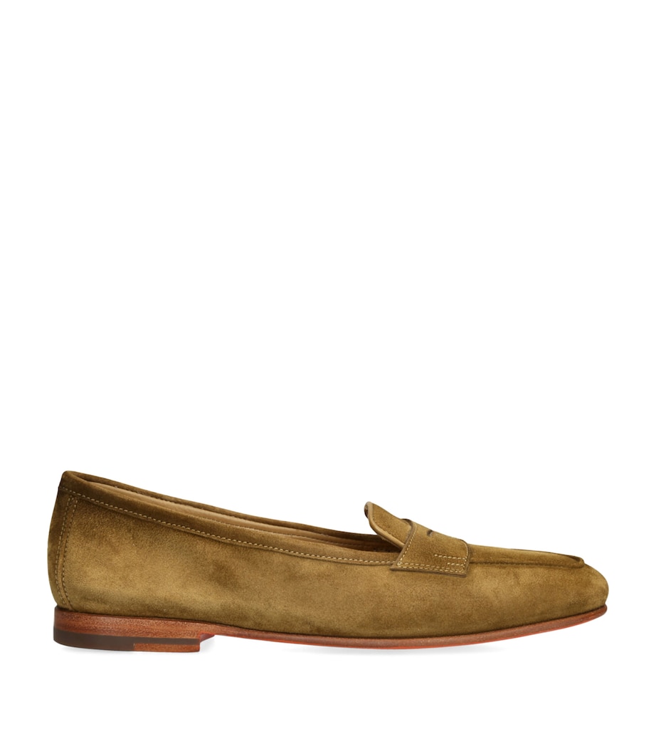 Suede Carla Loafers KHAKI Image 1