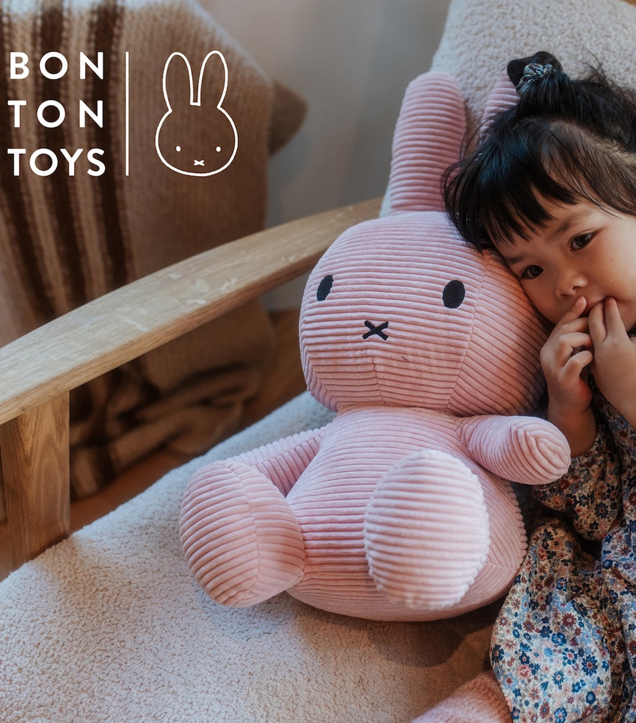 Extra Large Corduroy Miffy Soft Toy (50cm) PINK Image 4