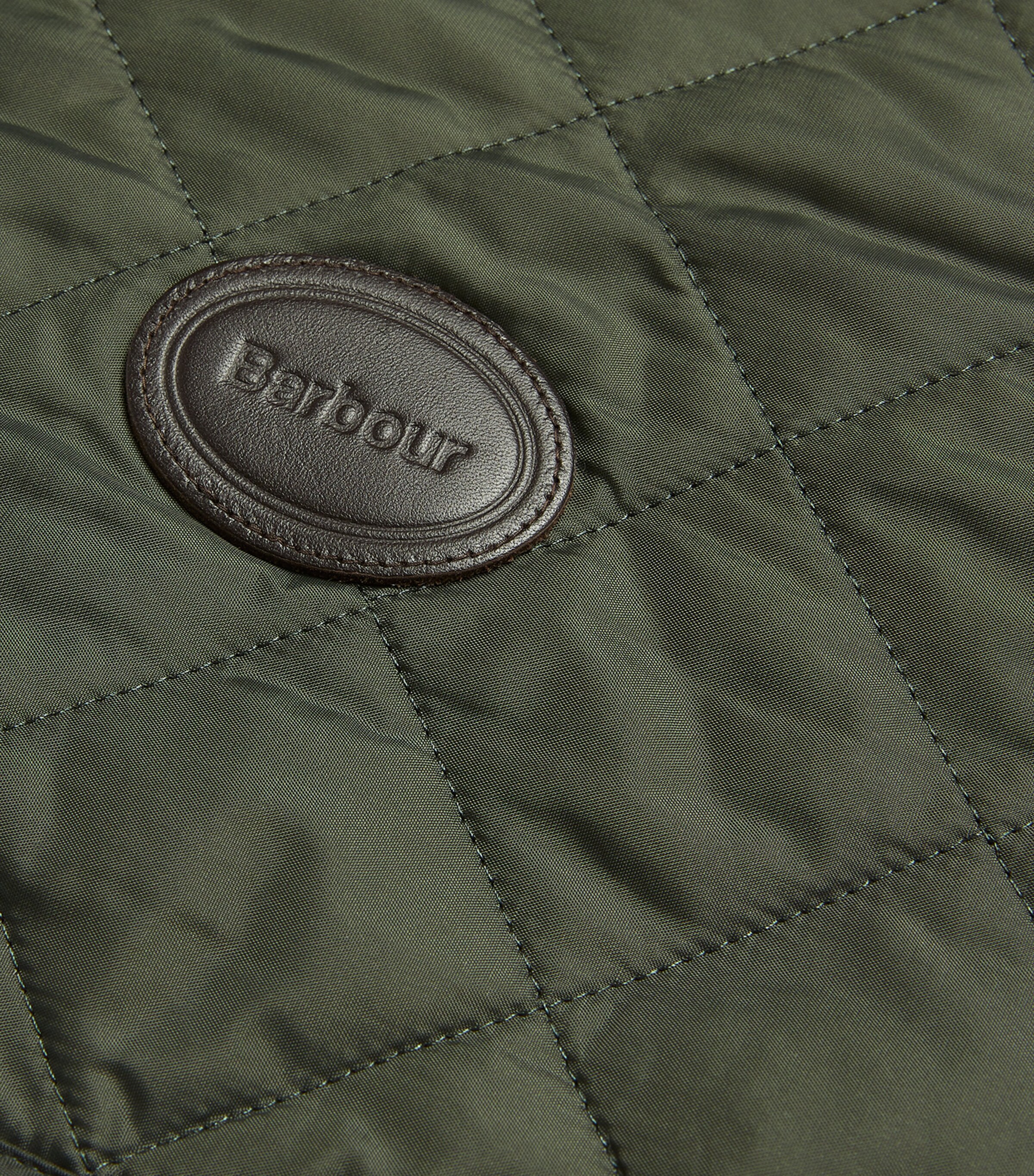 Barbour Quilted Dog Coat Olive Image 3