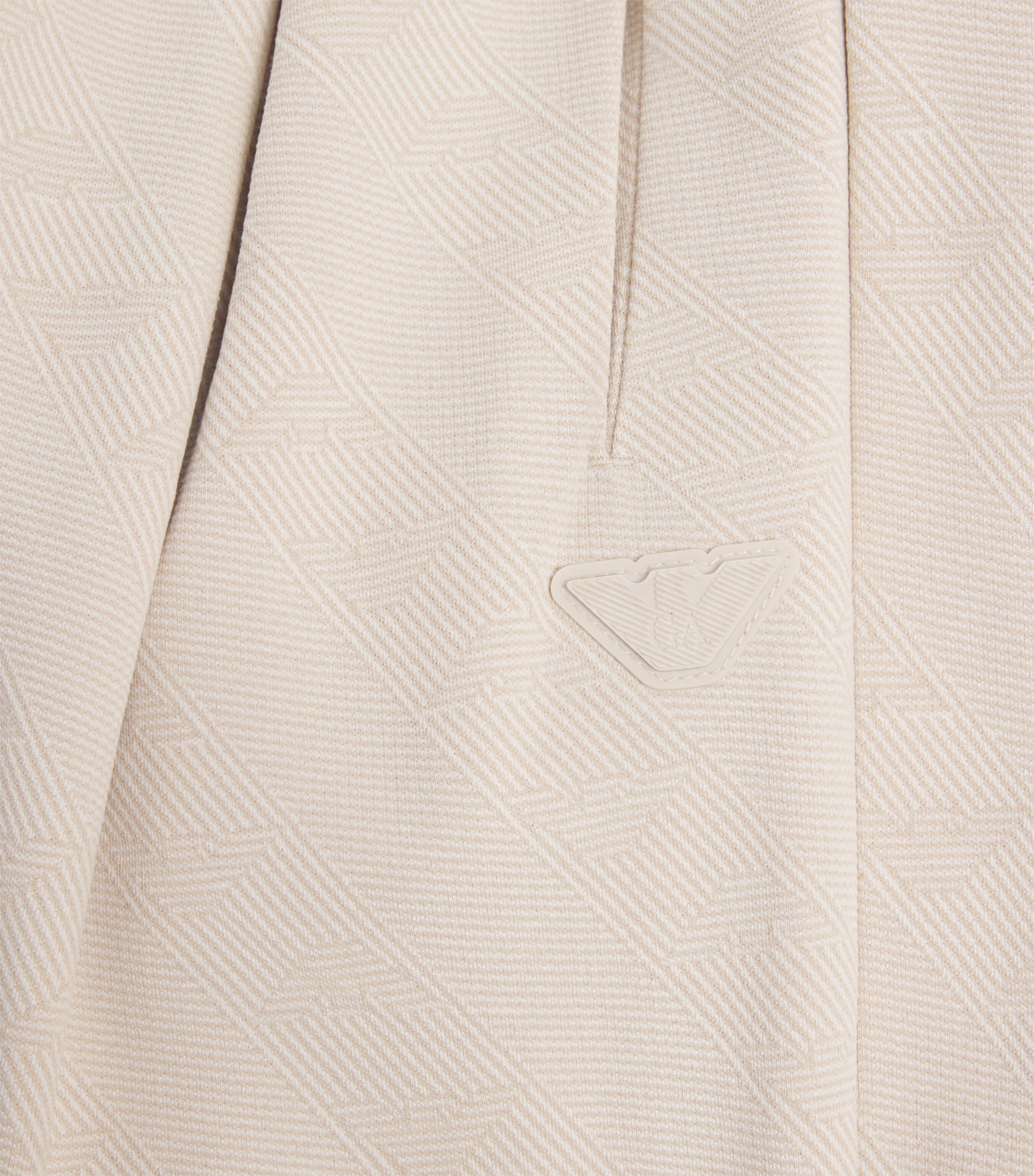 Jersey Jacquard Trousers (4-14 Years) FRENCH OAK Image 3