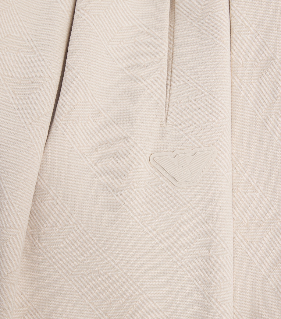 Jersey Jacquard Trousers (4-14 Years) FRENCH OAK Image 3