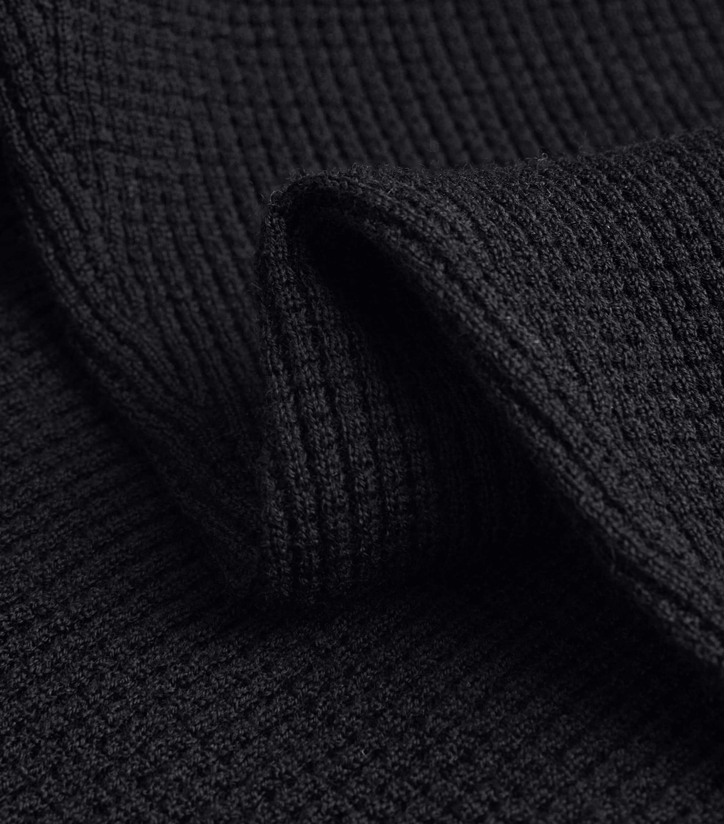 x Aaron Levine Merino-Cashmere Portland Sweater BLACK Image 5