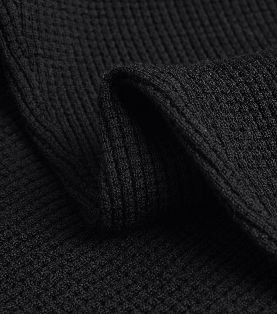 x Aaron Levine Merino-Cashmere Portland Sweater BLACK Image 5
