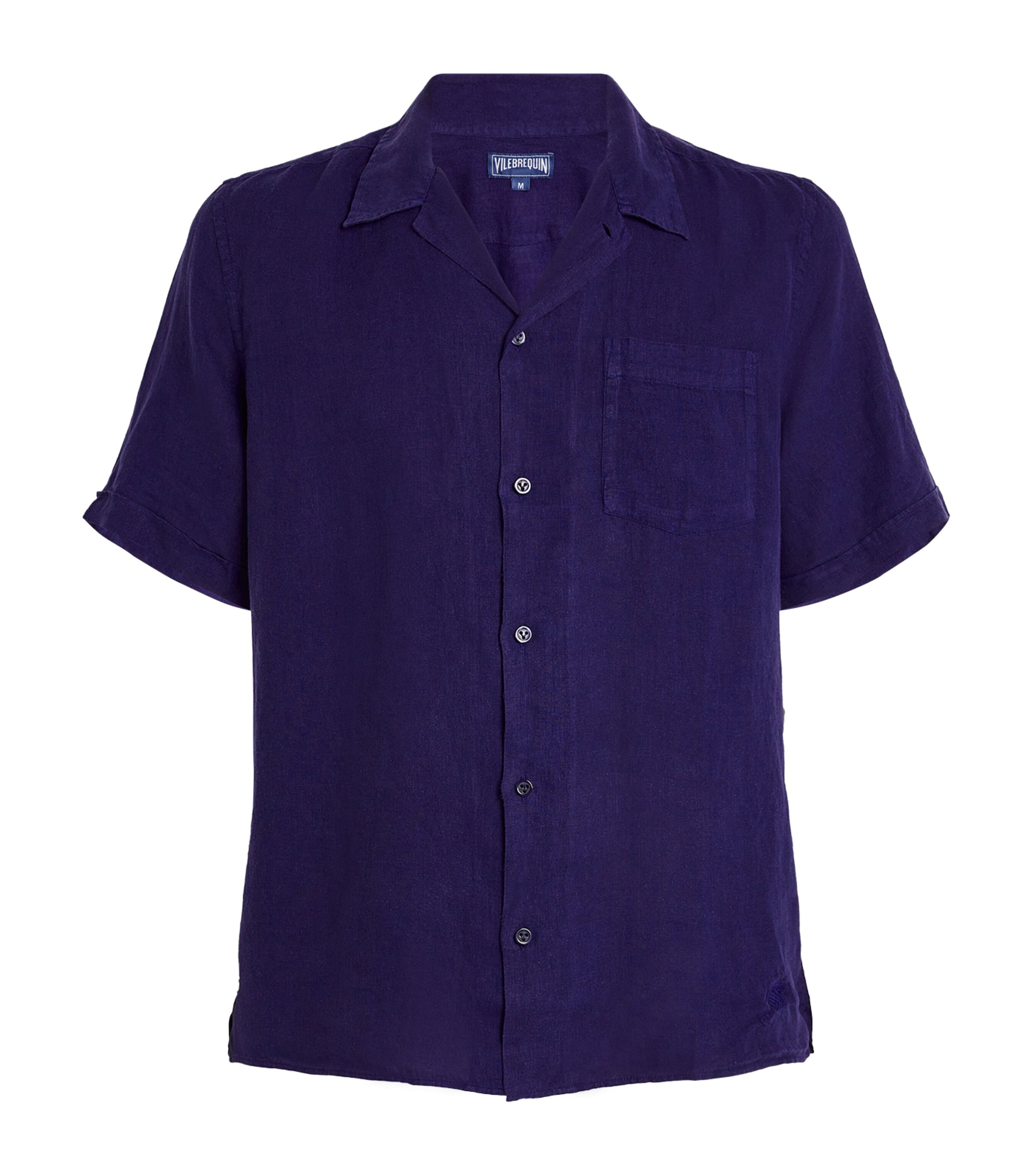 Shop Vilebrequin Linen Charlie Shirt In Navy