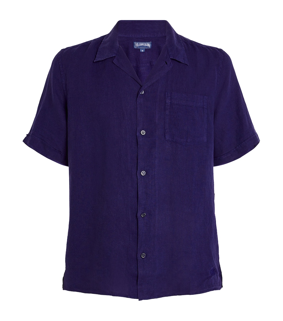 Linen Charlie Shirt 605 MIDNIGHT Image 1