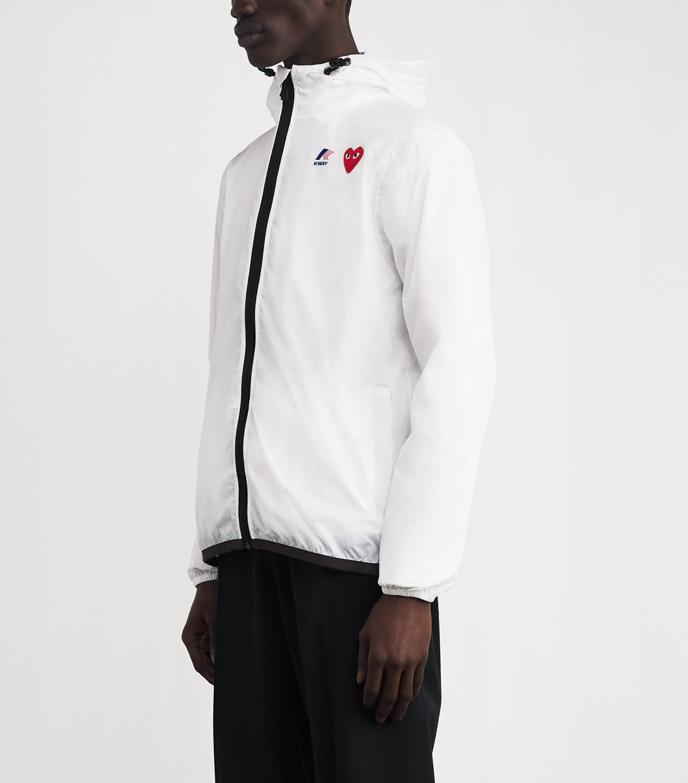 x K-Way Nylon Jacket 3 - WHITE Image 3