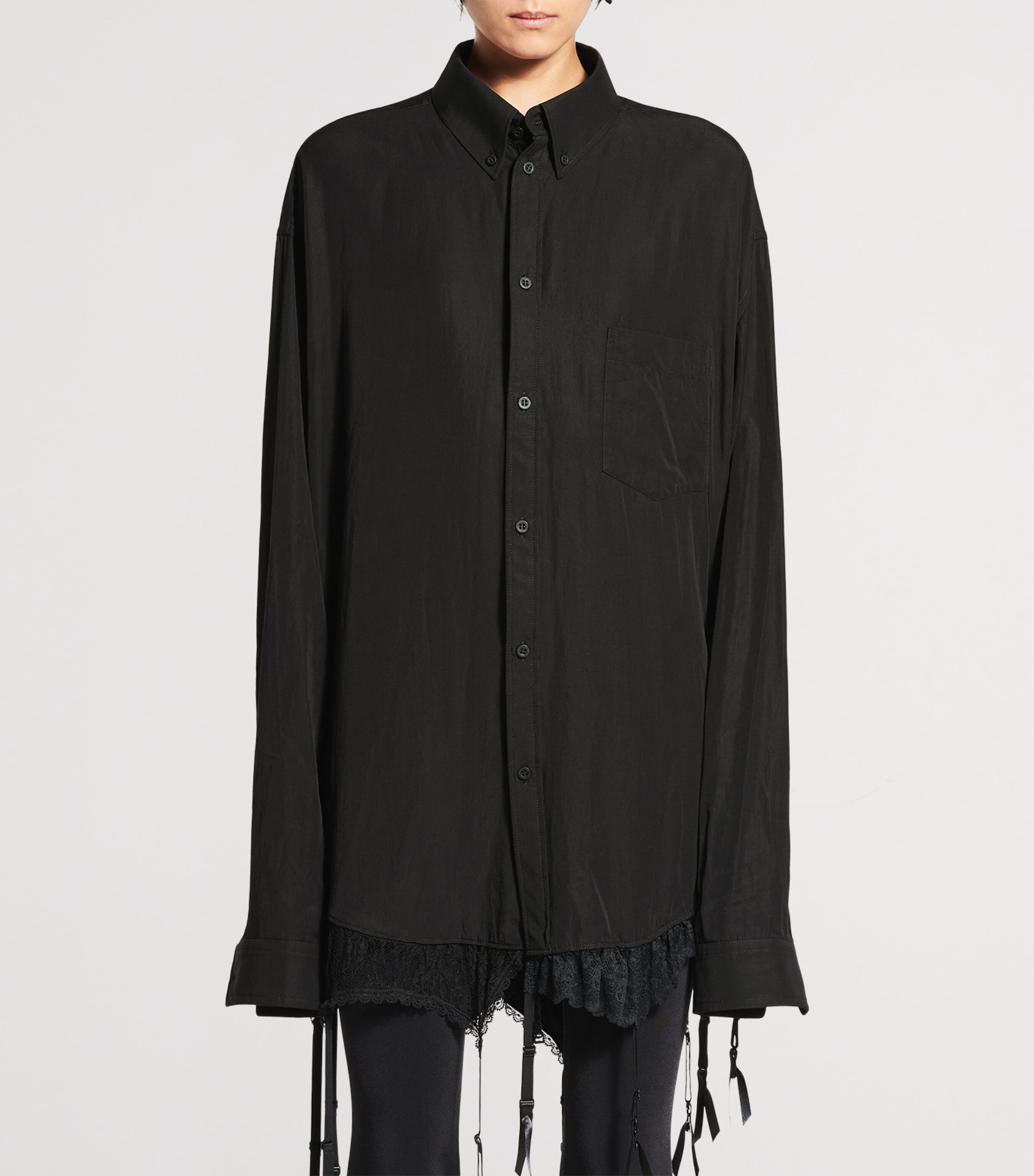 Balenciaga Womens Lingerie-Trim Shirt Image 2