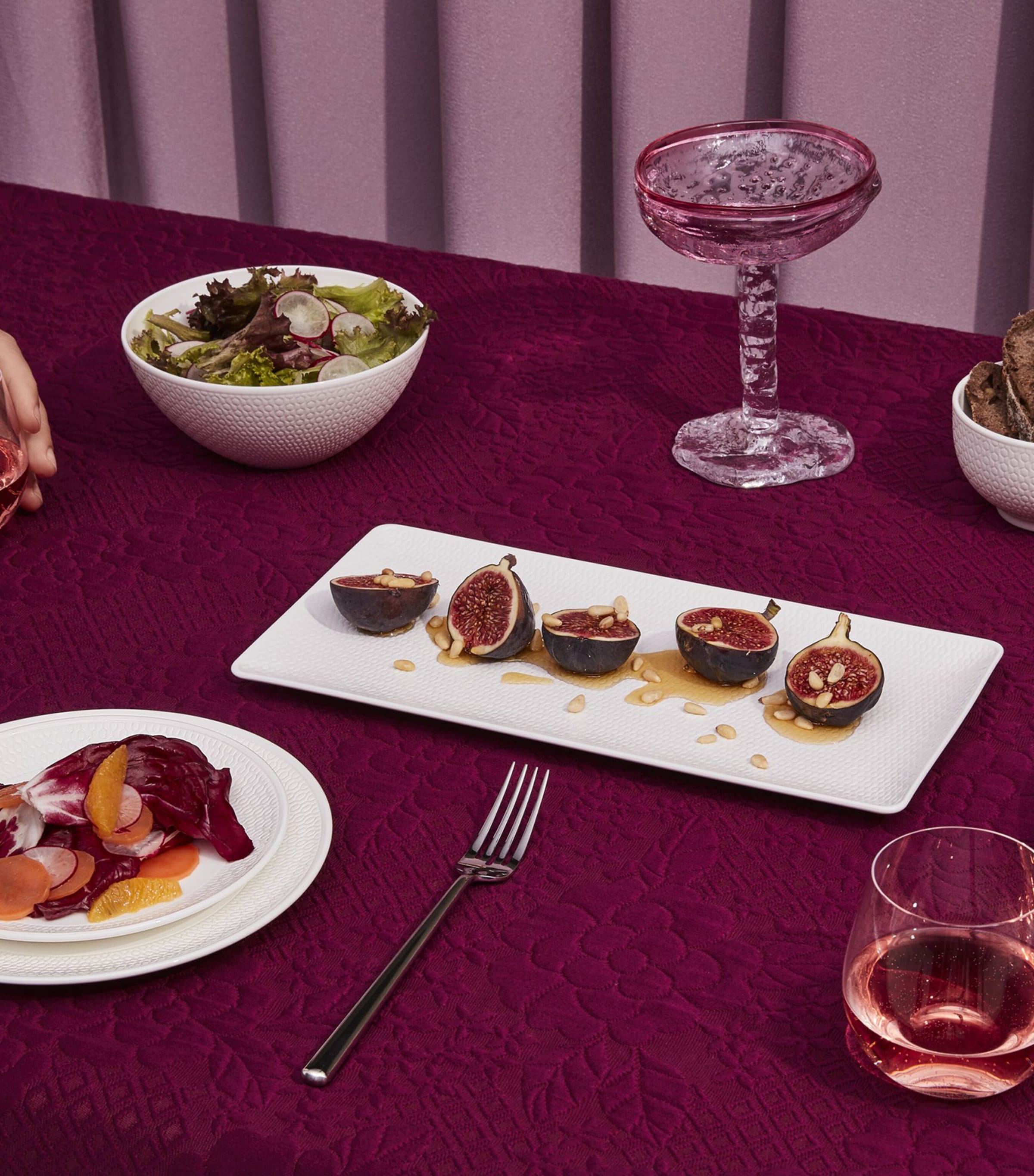 Gio Rectangular Tray (21cm x 10.5cm) WHITE Image 2